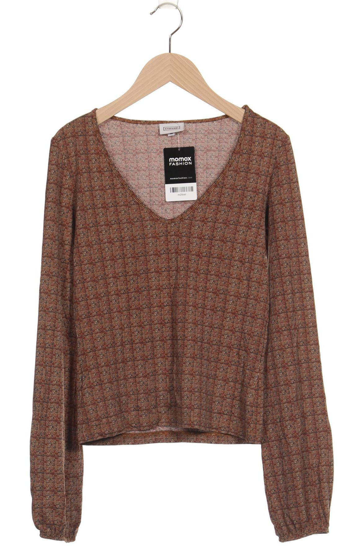 

Stefanel Damen Langarmshirt, braun, Gr. 38