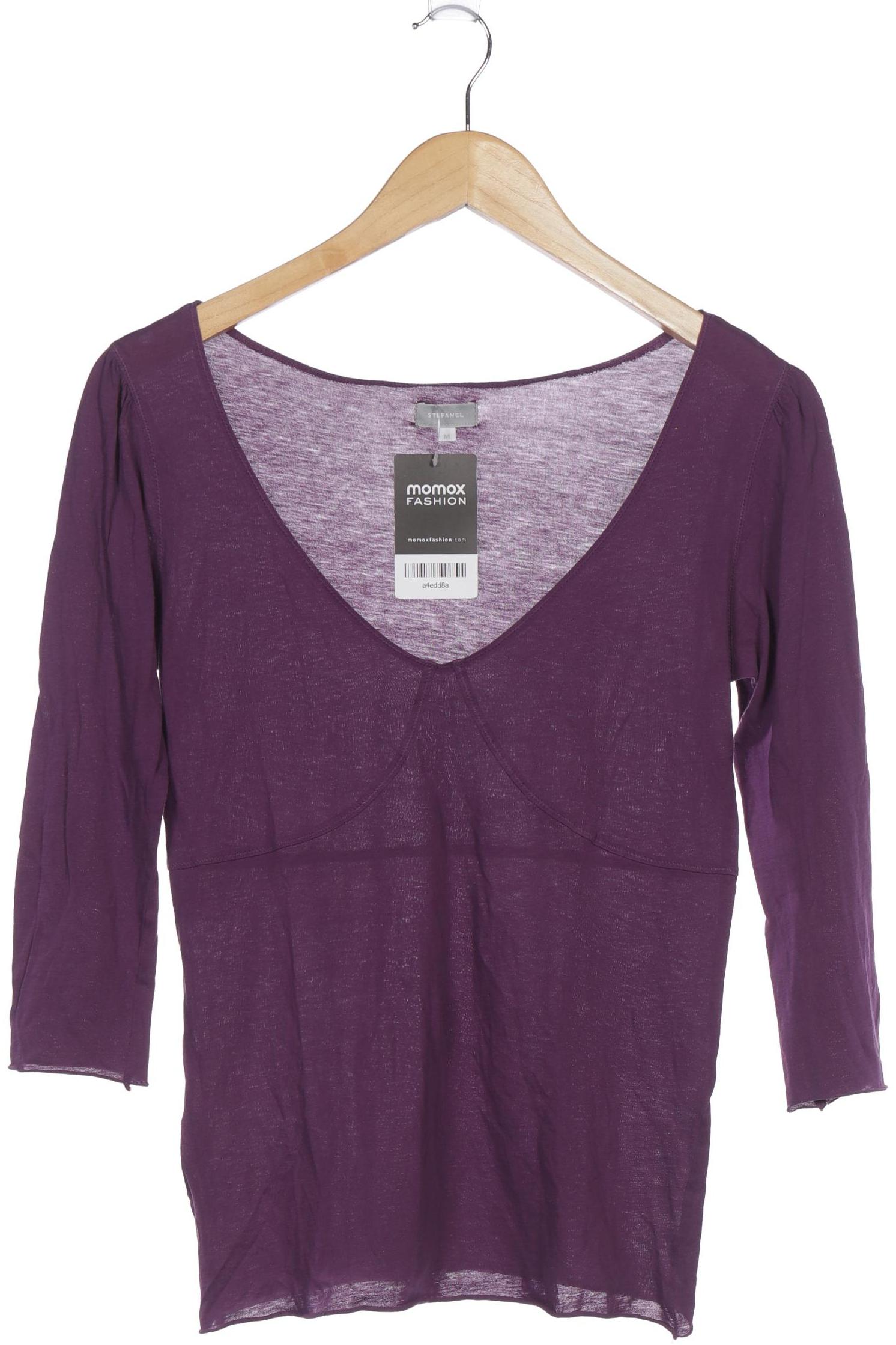 

Stefanel Damen Langarmshirt, flieder, Gr. 38