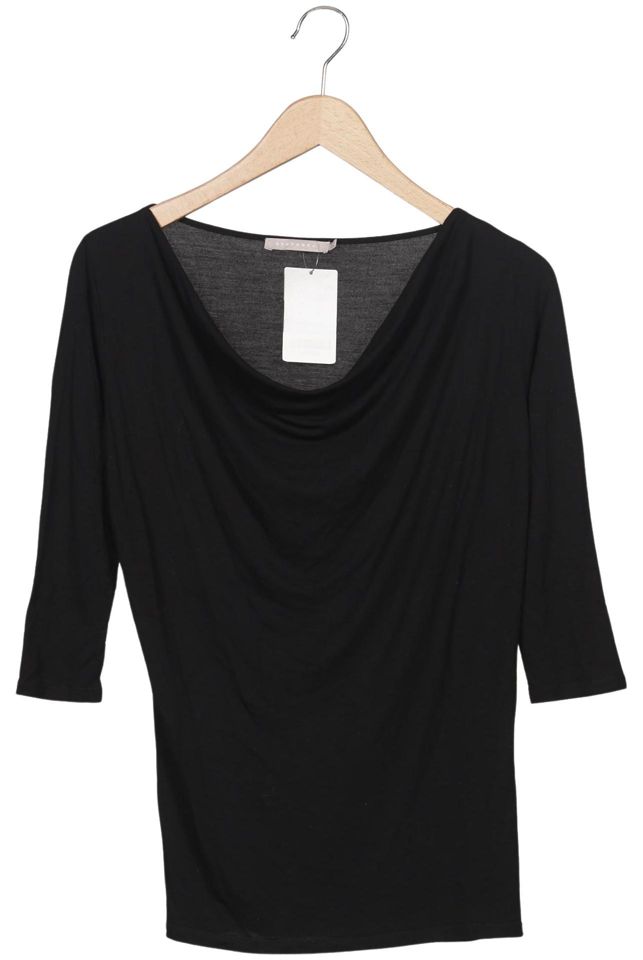 

Stefanel Damen Langarmshirt, schwarz, Gr. 38
