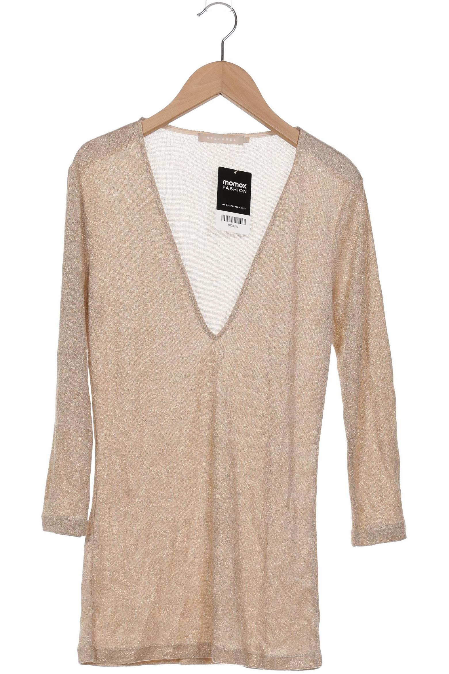 

Stefanel Damen Langarmshirt, beige, Gr. 42