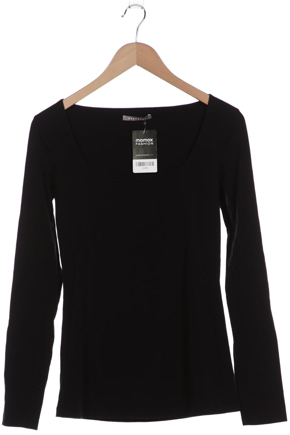 

Stefanel Damen Langarmshirt, schwarz, Gr. 42