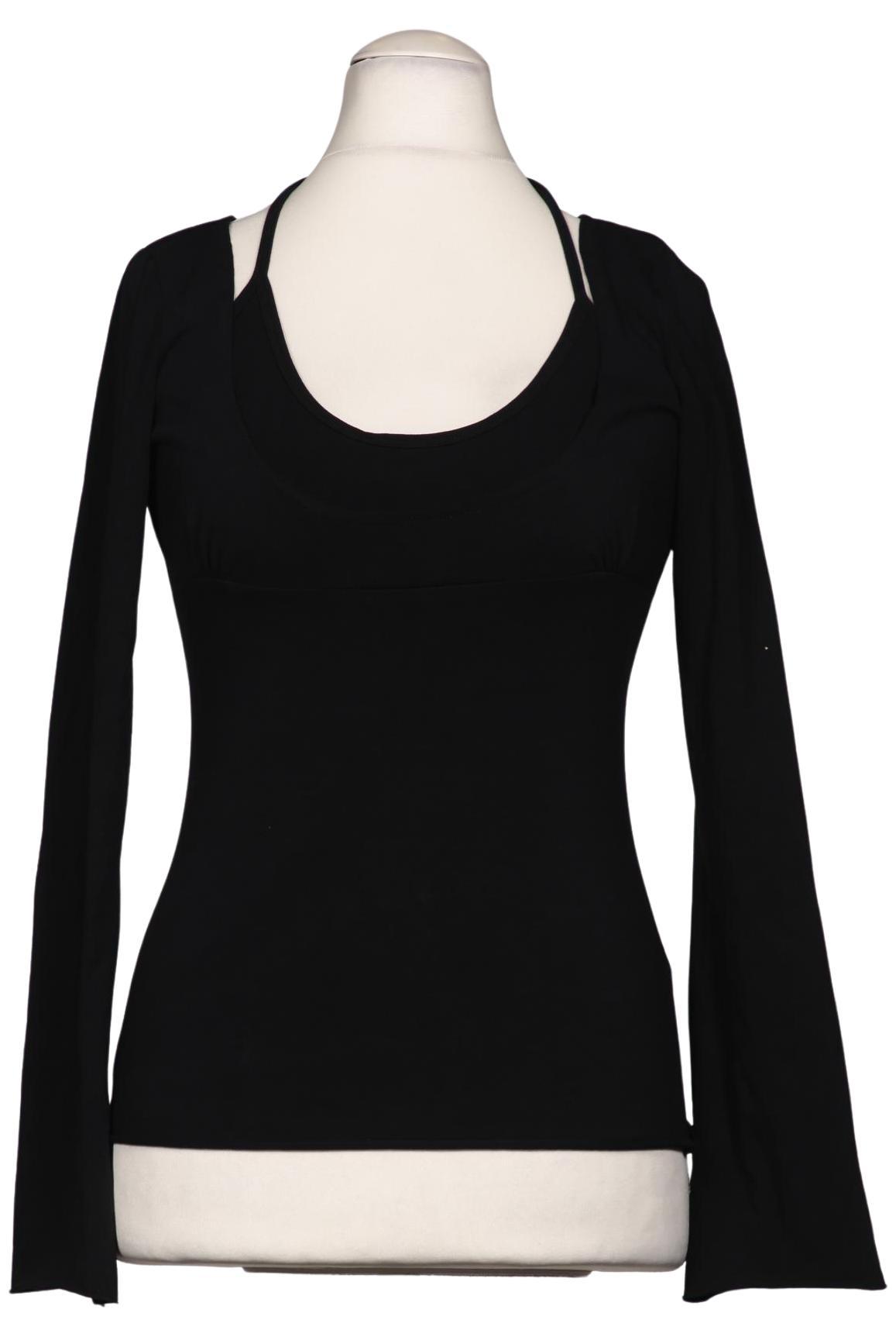

Stefanel Damen Langarmshirt, schwarz, Gr. 38