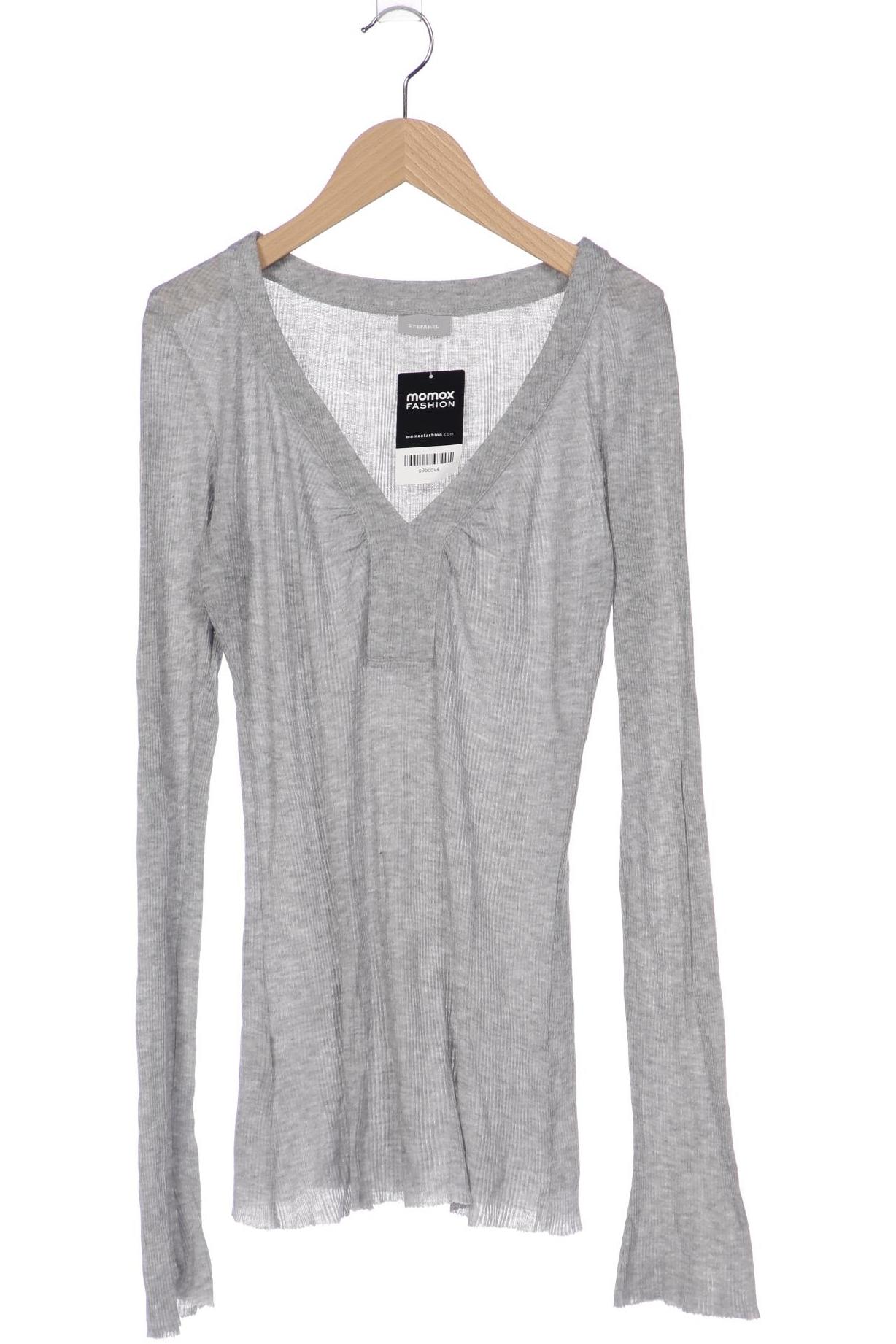 

Stefanel Damen Langarmshirt, grau, Gr. 42