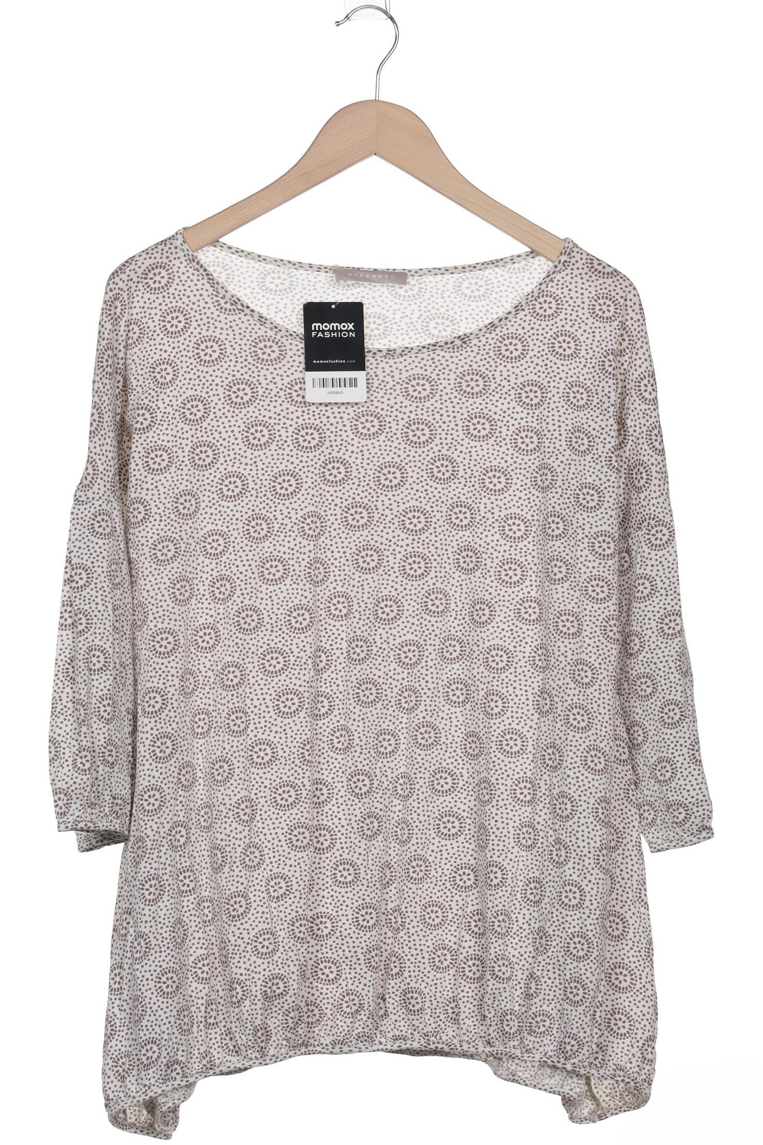 

Stefanel Damen Langarmshirt, cremeweiß, Gr. 44