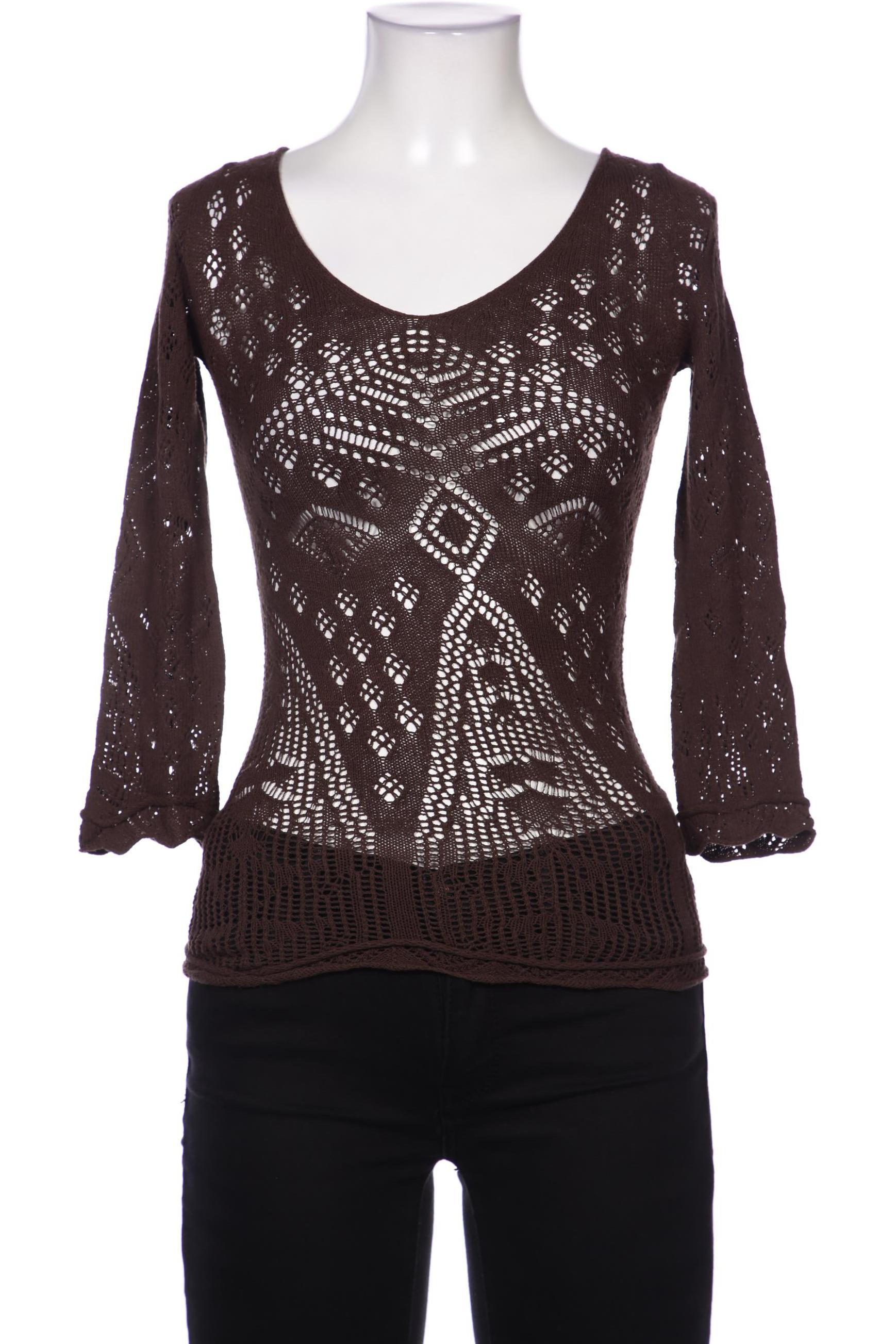 

Stefanel Damen Langarmshirt, braun, Gr. 36