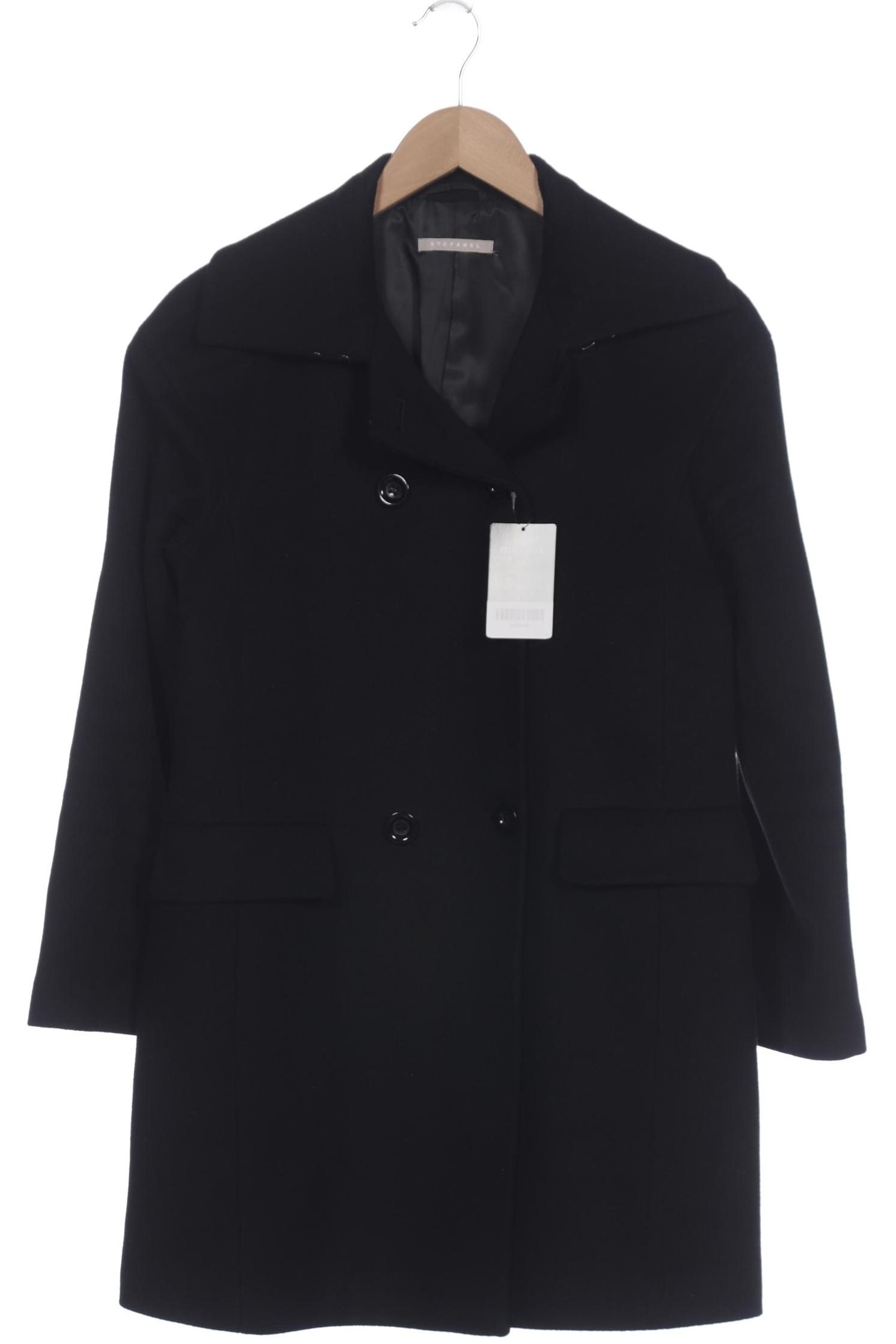 

Stefanel Damen Mantel, schwarz, Gr. 36