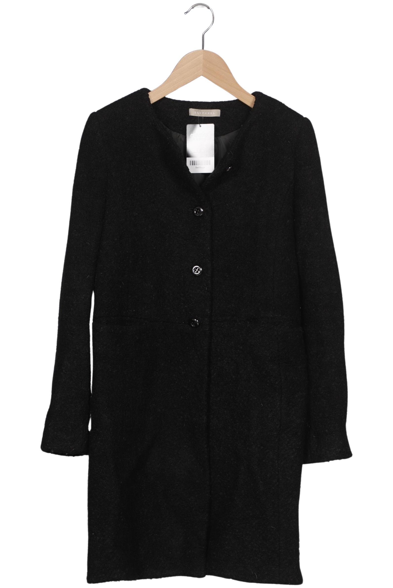

Stefanel Damen Mantel, schwarz, Gr. 36