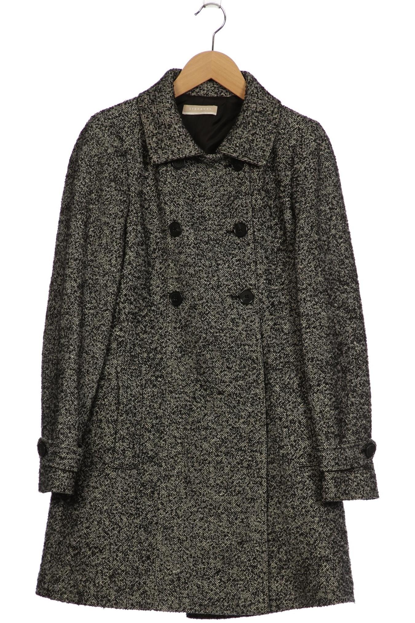 

Stefanel Damen Mantel, schwarz, Gr. 38