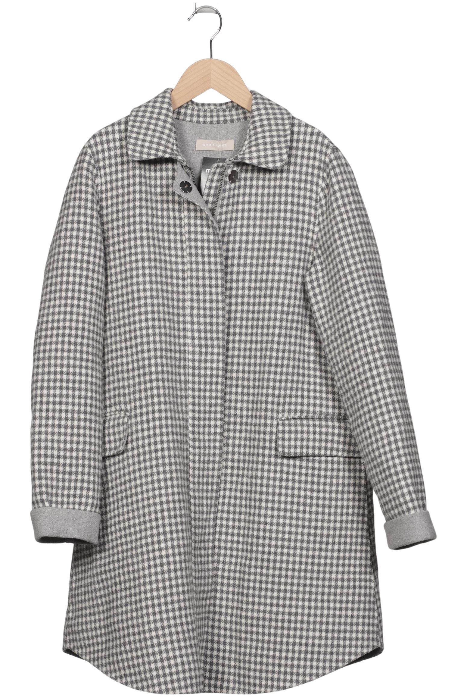 

Stefanel Damen Mantel, grau, Gr. 38