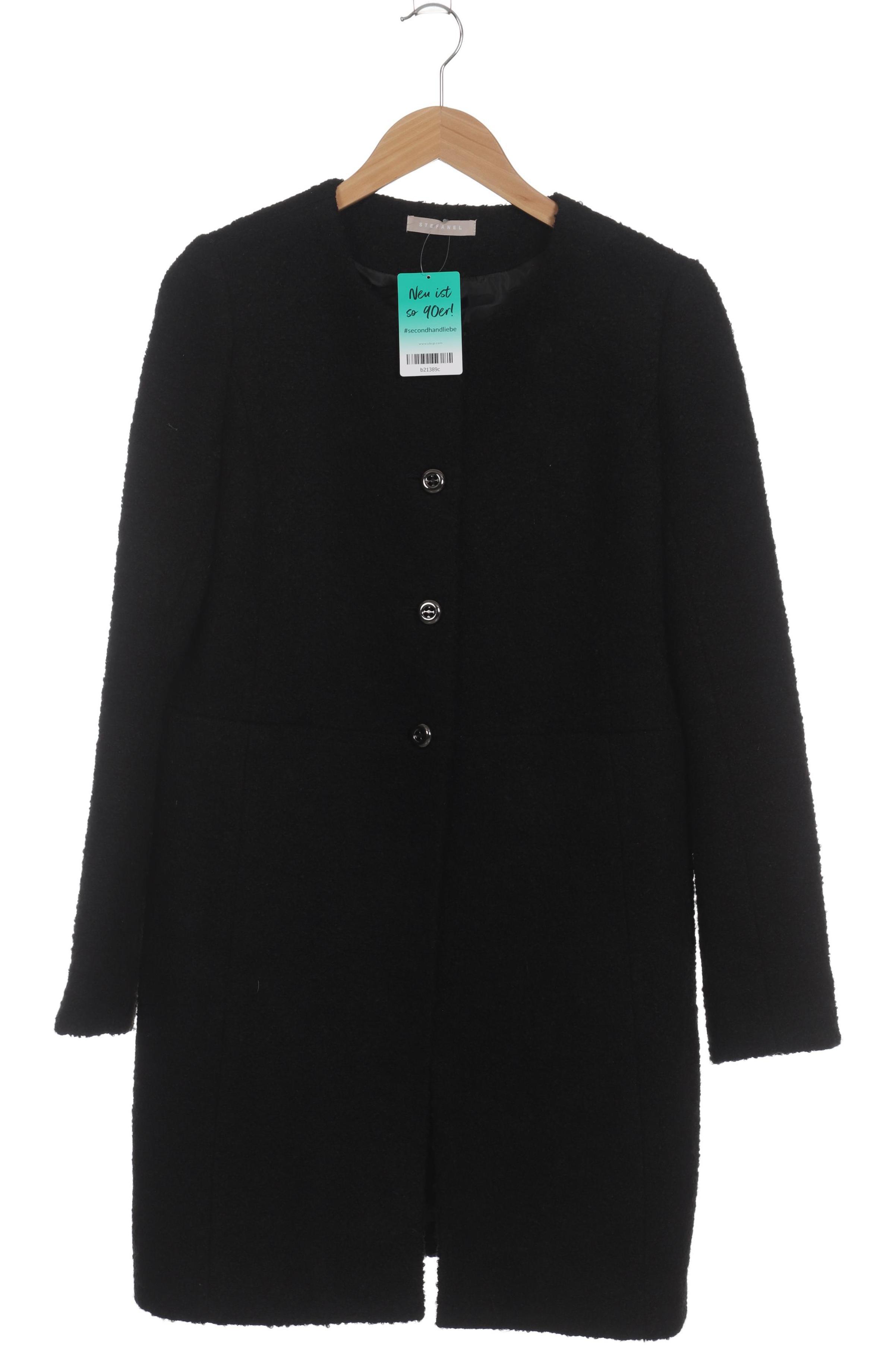

Stefanel Damen Mantel, schwarz, Gr. 38