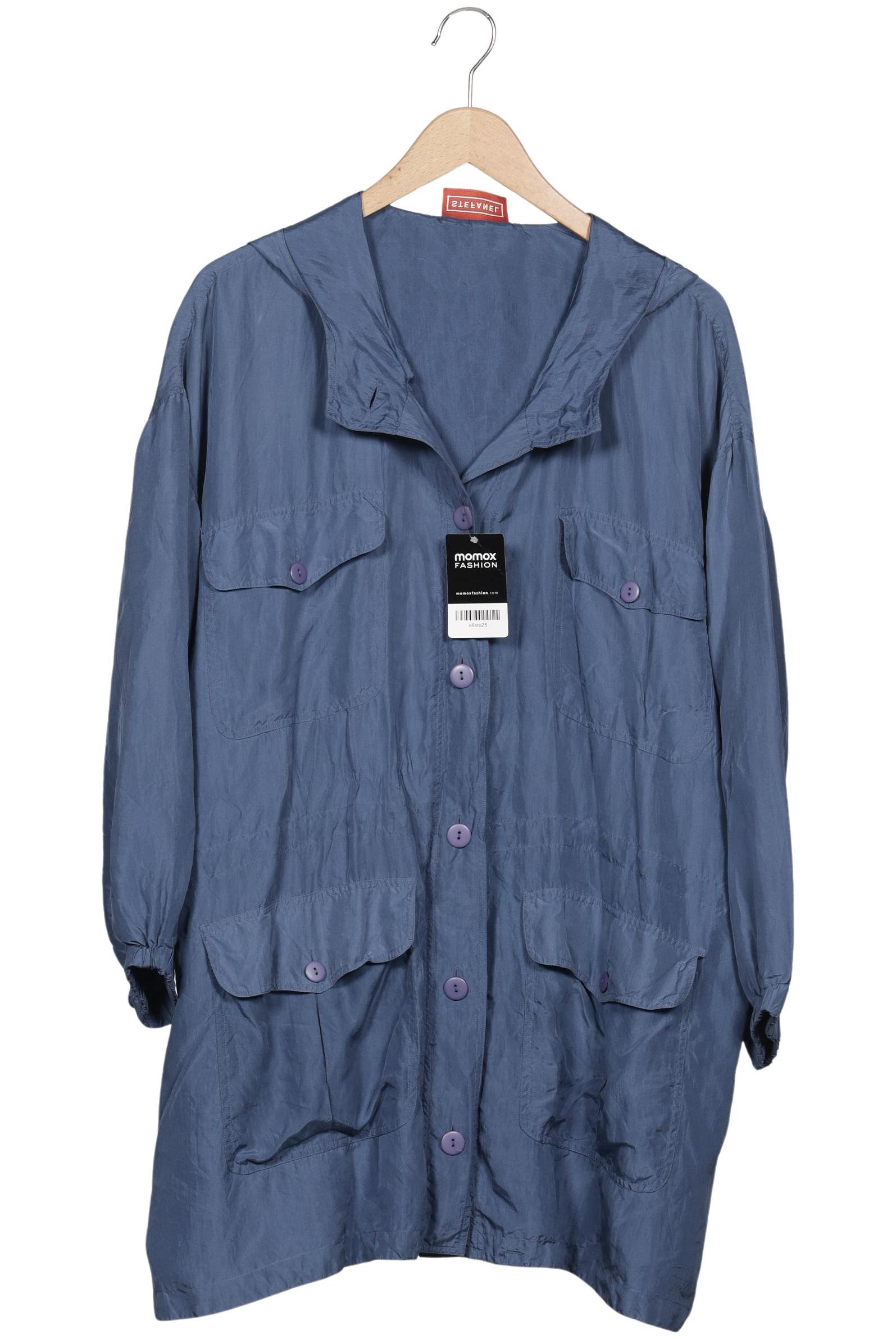 

Stefanel Damen Mantel, blau, Gr. 38