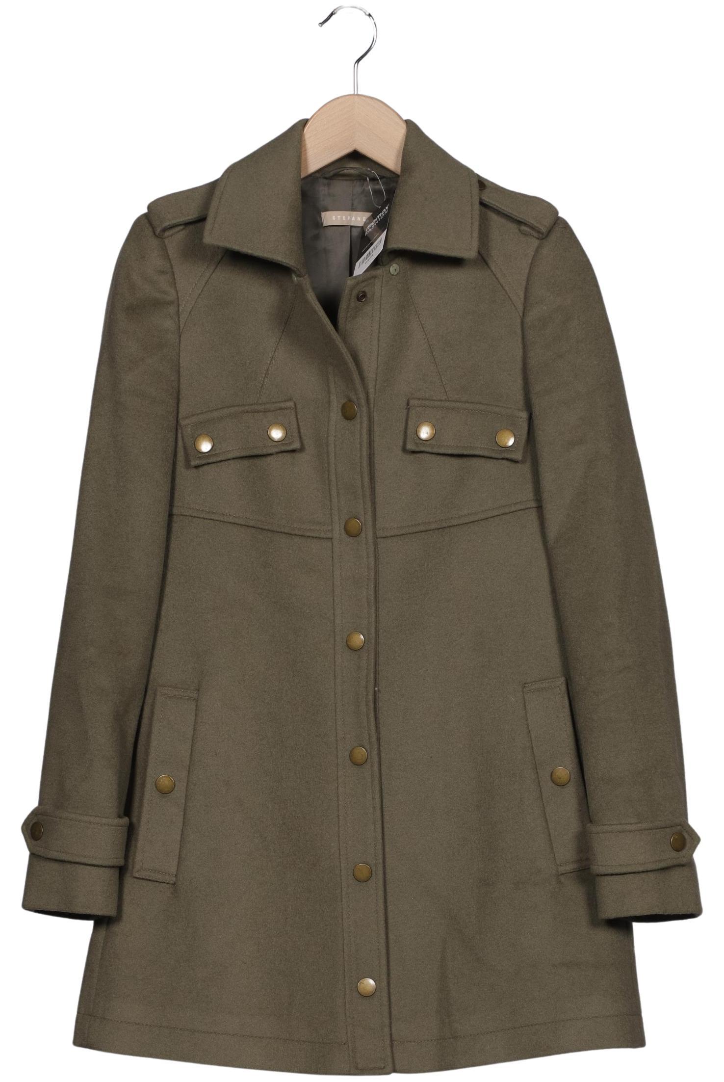 

Stefanel Damen Mantel, grün, Gr. 34