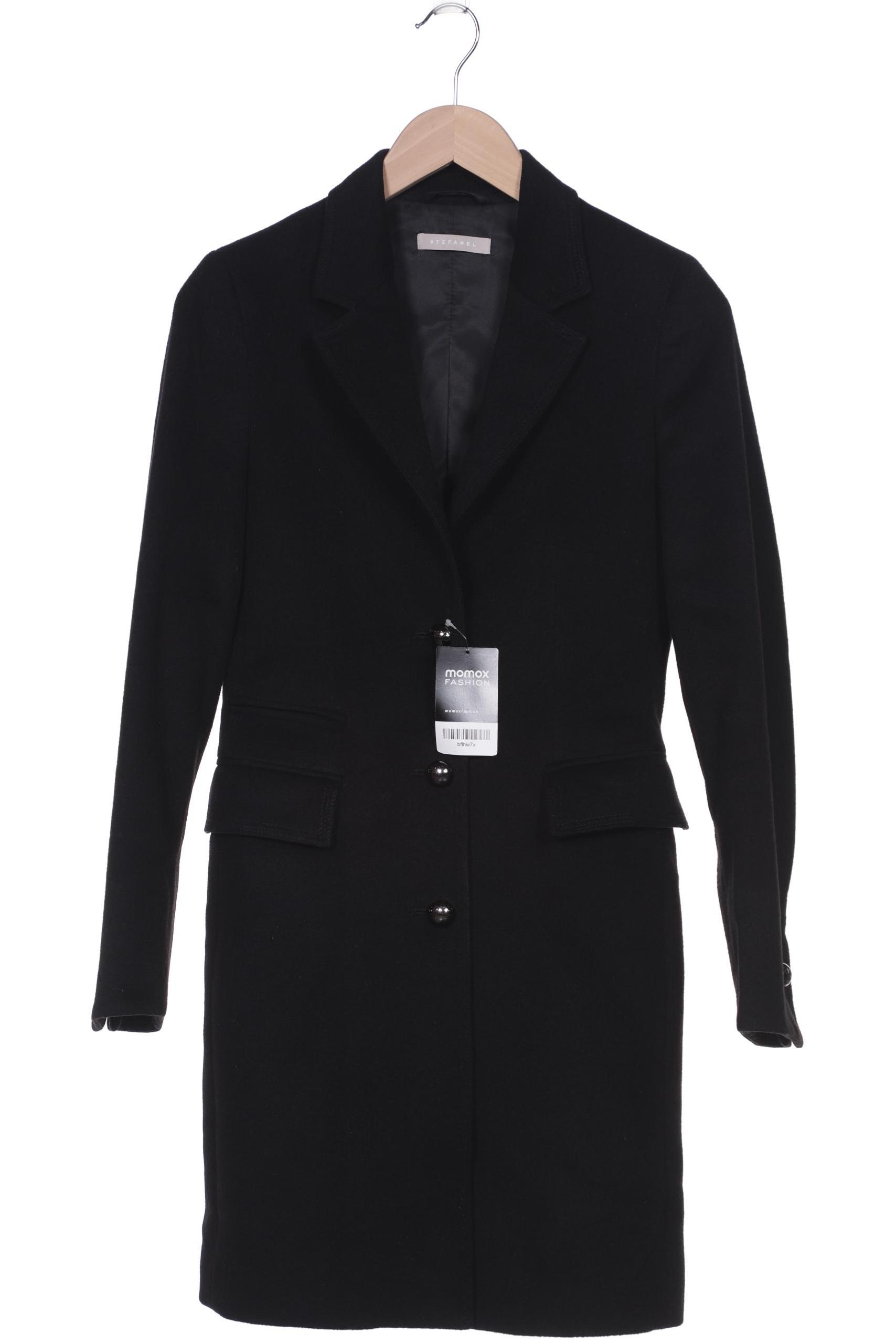 

Stefanel Damen Mantel, schwarz, Gr. 36
