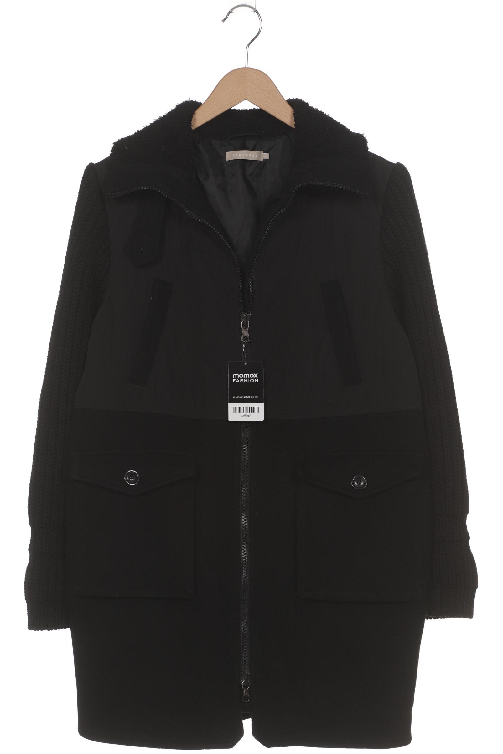

Stefanel Damen Mantel, schwarz, Gr. 36