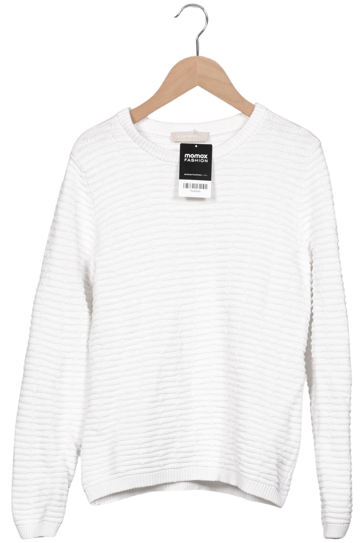 

Stefanel Damen Pullover, weiß, Gr. 38
