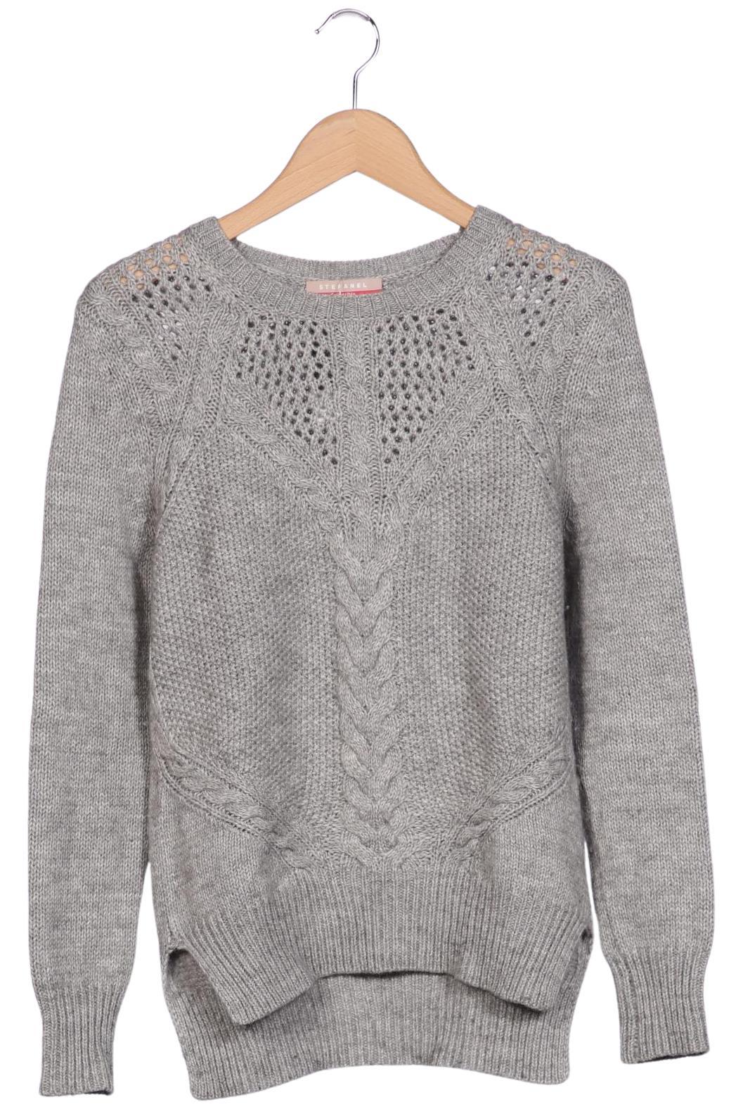 

Stefanel Damen Pullover, grau, Gr. 38