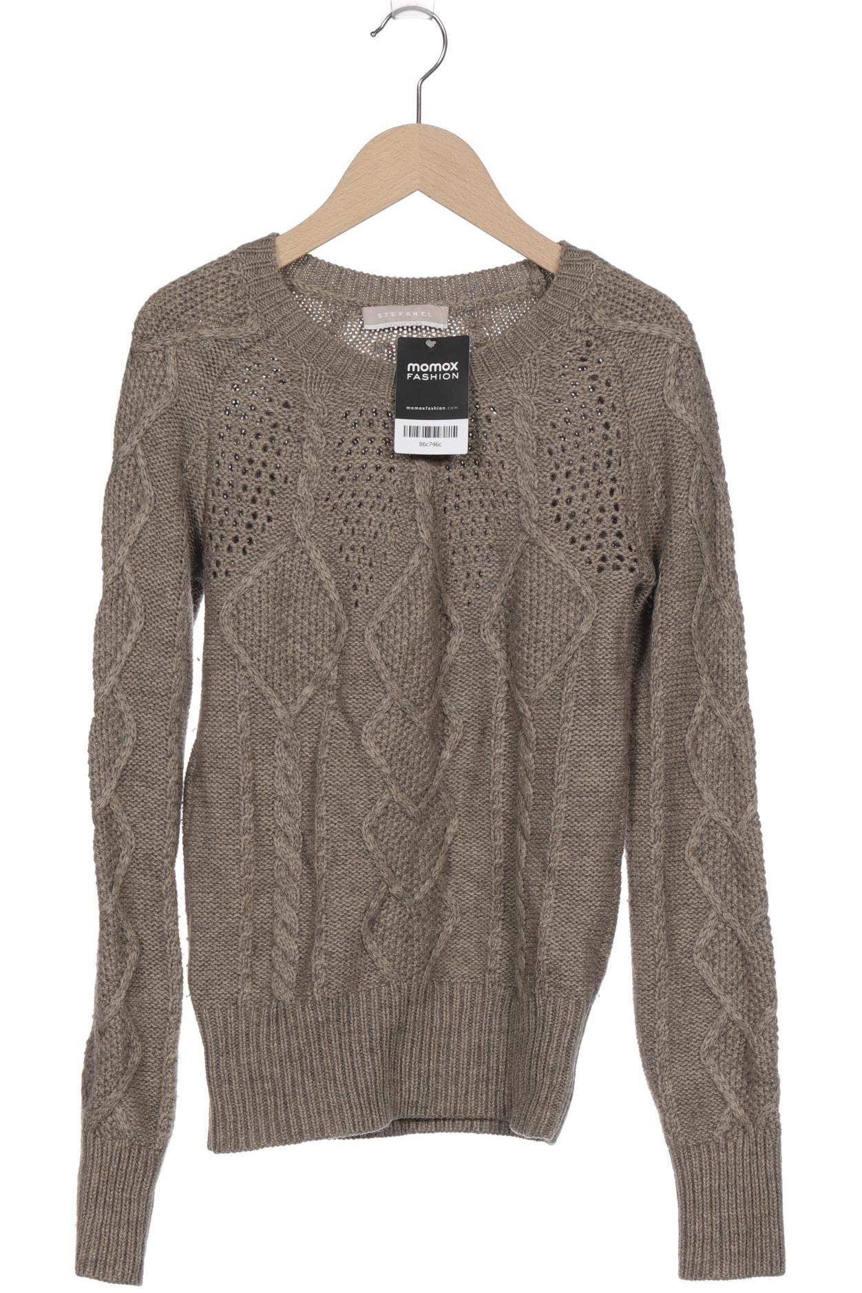 

Stefanel Damen Pullover, grau, Gr. 34