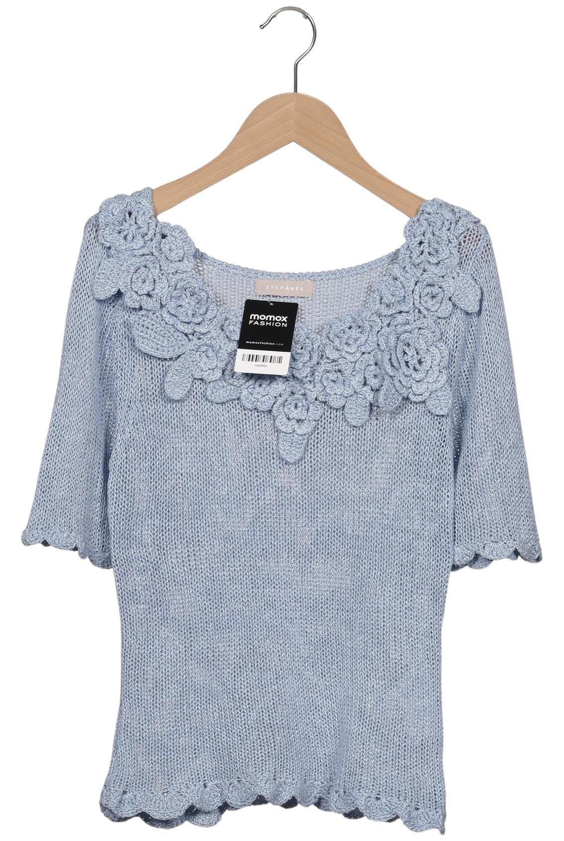 

Stefanel Damen Pullover, hellblau, Gr. 36