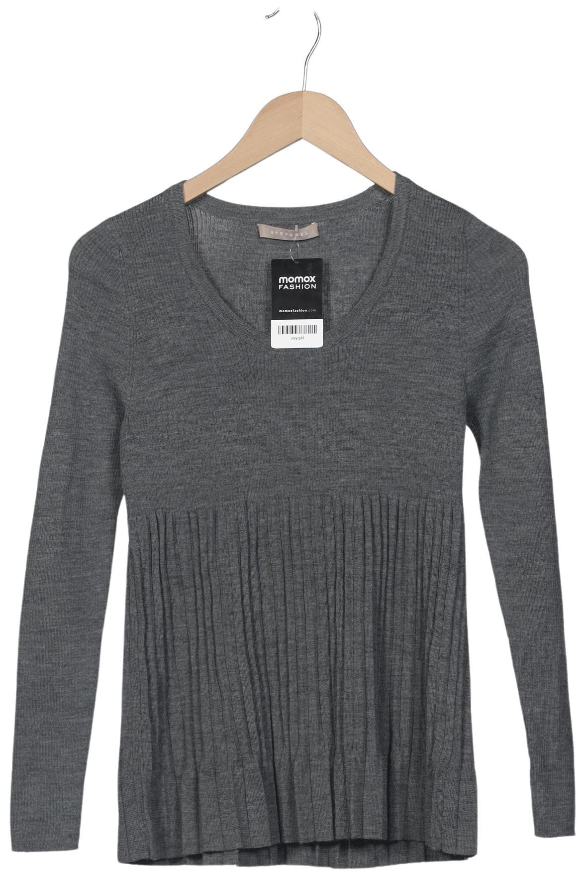 

Stefanel Damen Pullover, grau, Gr. 36