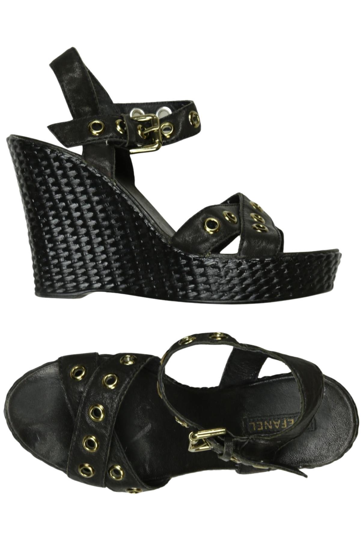 

Stefanel Damen Sandale, schwarz, Gr. 38