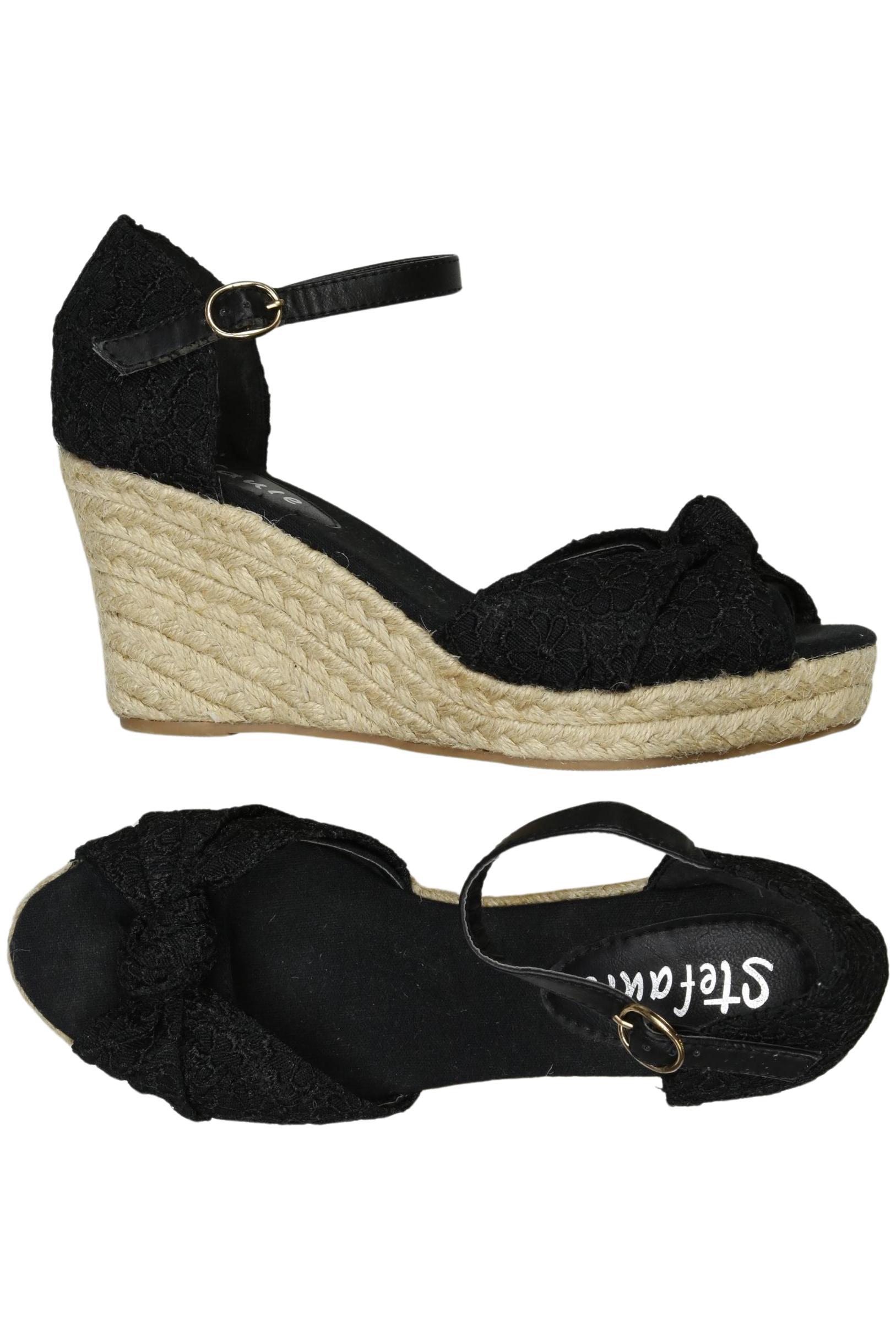 

Stefanel Damen Sandale, schwarz, Gr. 40