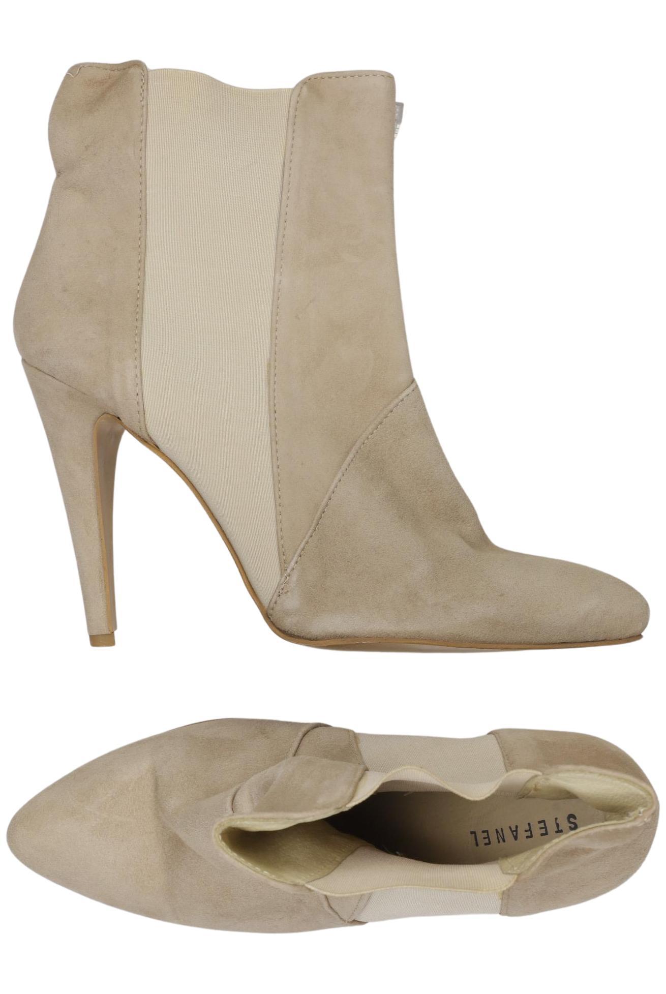 

Stefanel Damen Stiefelette, beige, Gr. 39