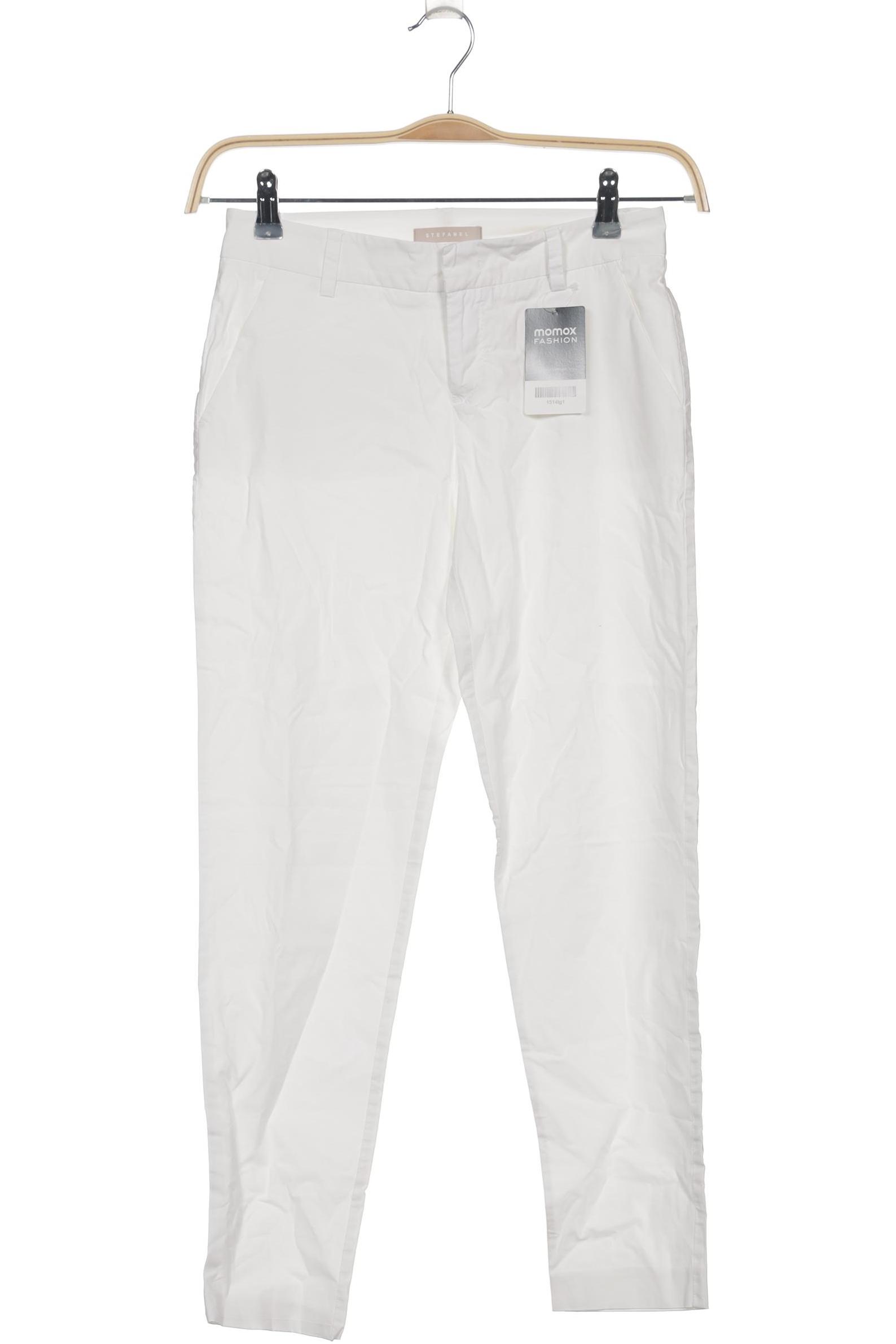 

Stefanel Damen Stoffhose, weiß, Gr. 32