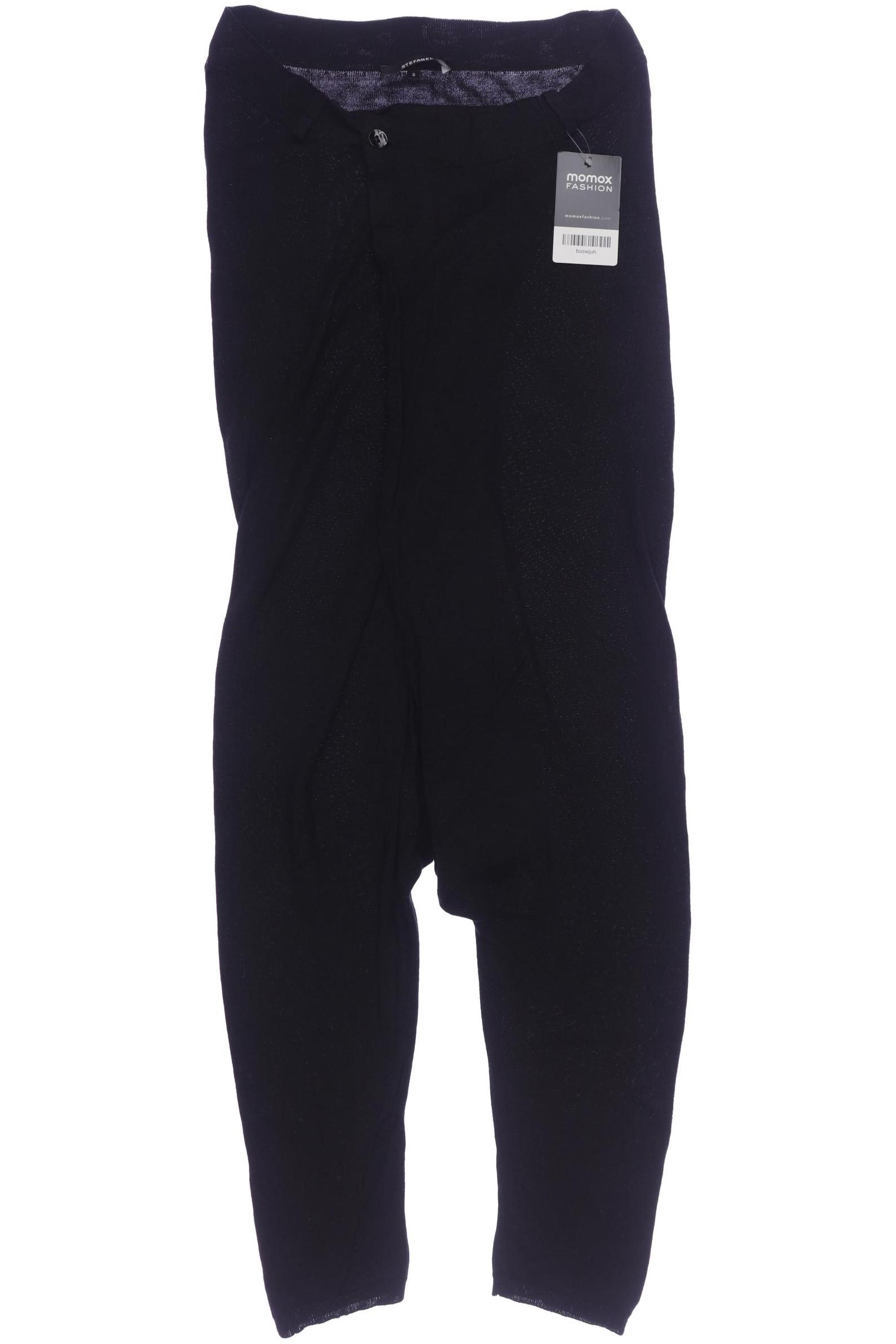 

Stefanel Damen Stoffhose, schwarz, Gr. 0