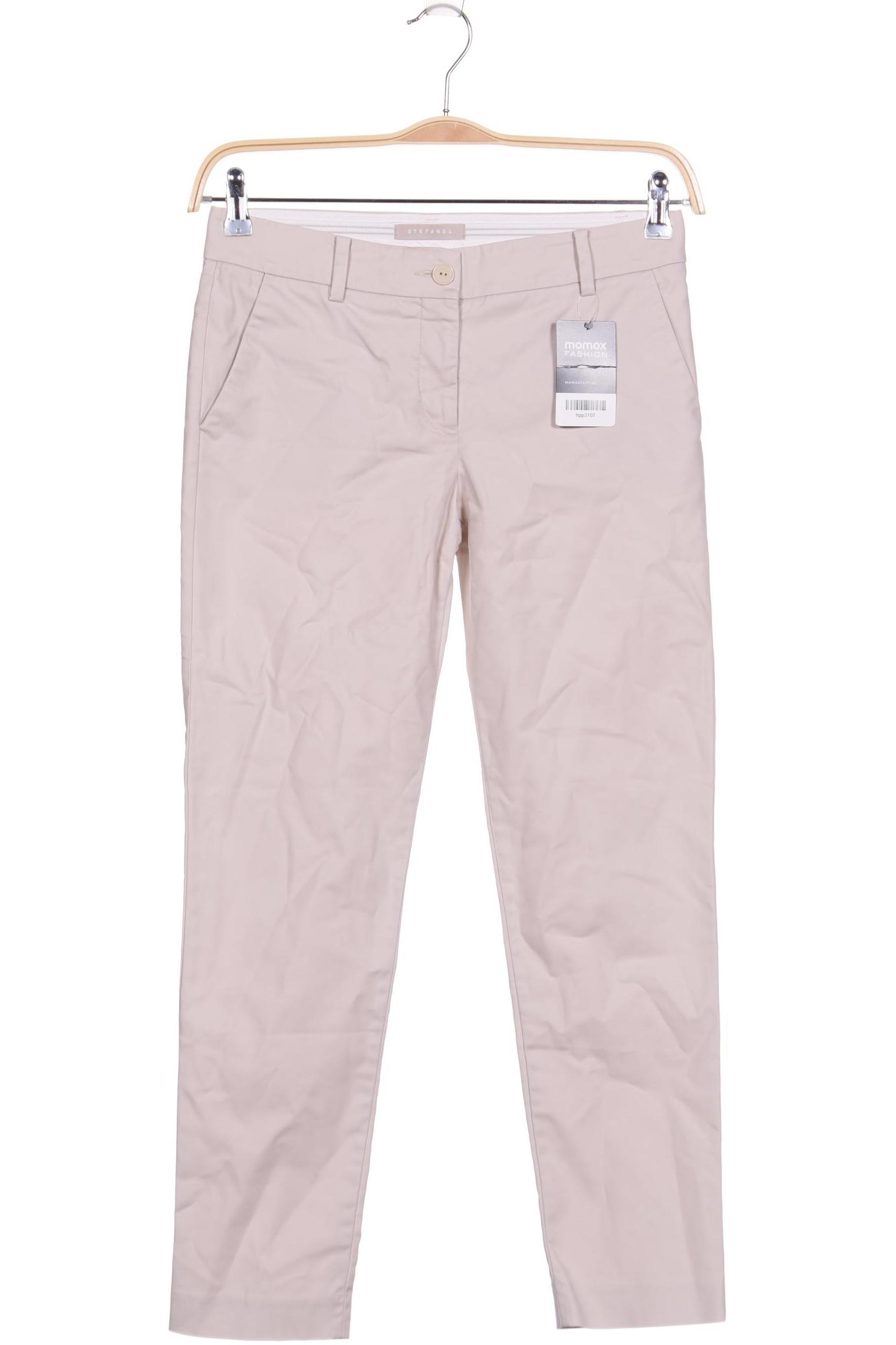 

Stefanel Damen Stoffhose, cremeweiß