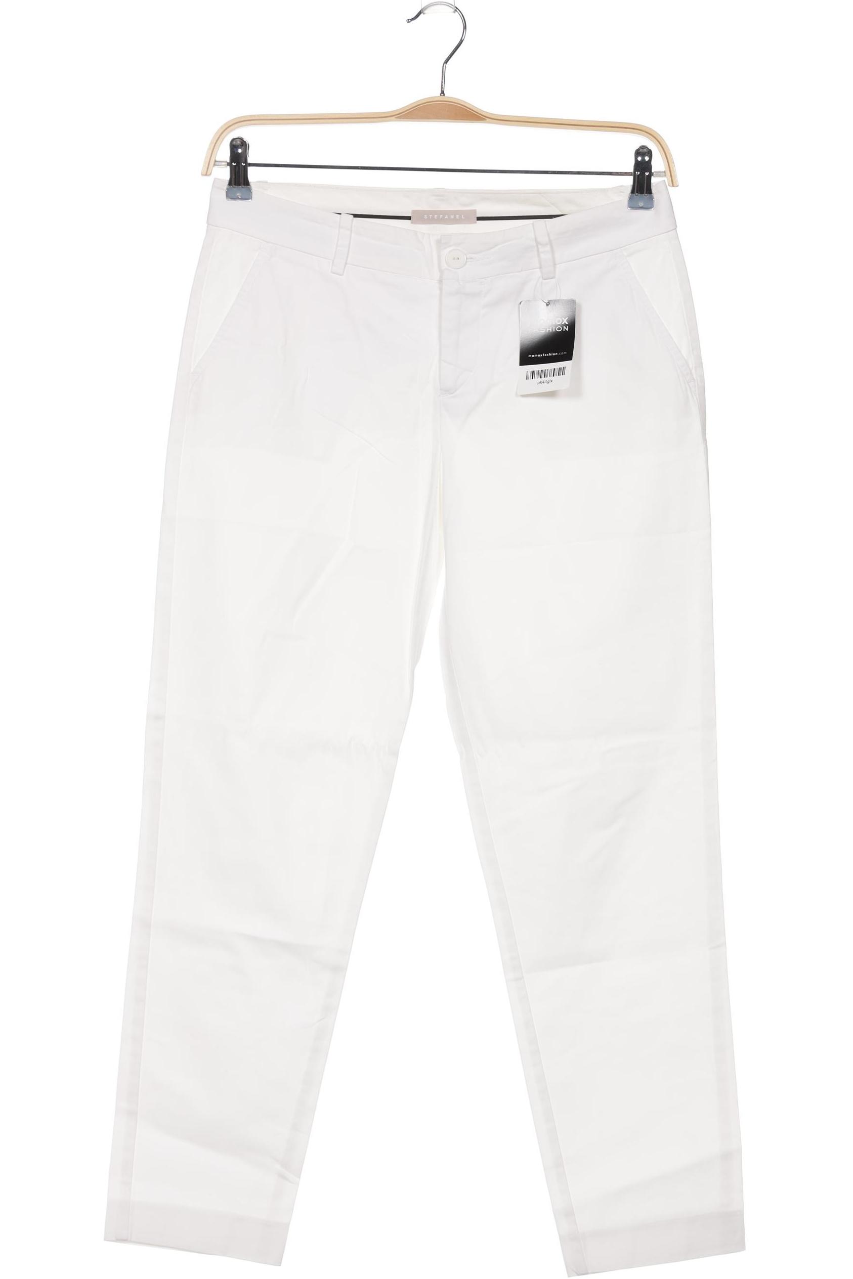 

Stefanel Damen Stoffhose, weiß, Gr. 36