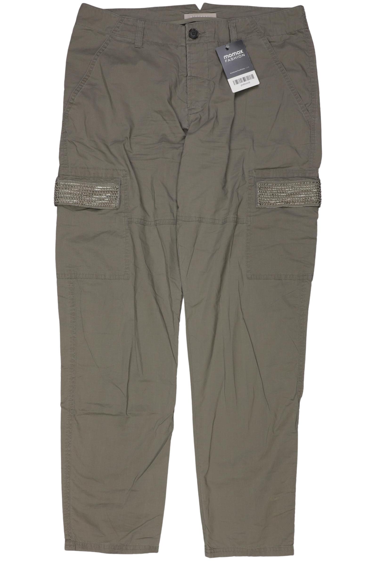

Stefanel Damen Stoffhose, grün, Gr. 34