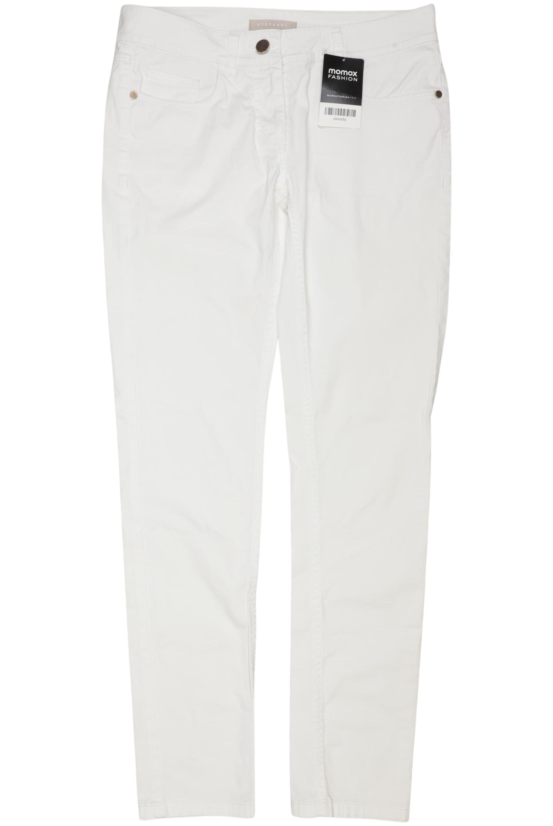 

Stefanel Damen Stoffhose, weiß, Gr. 34
