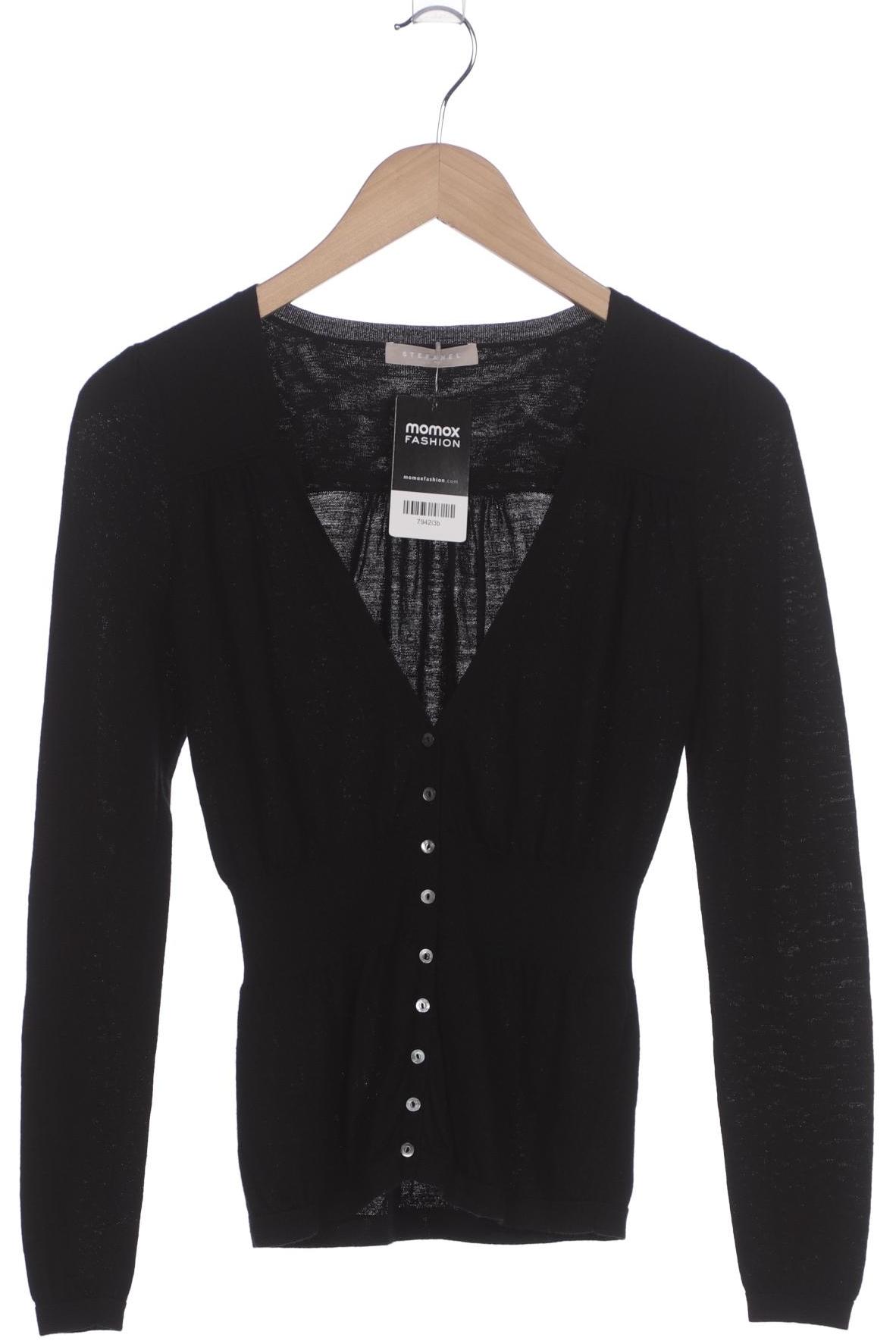 

Stefanel Damen Strickjacke, schwarz, Gr. 36