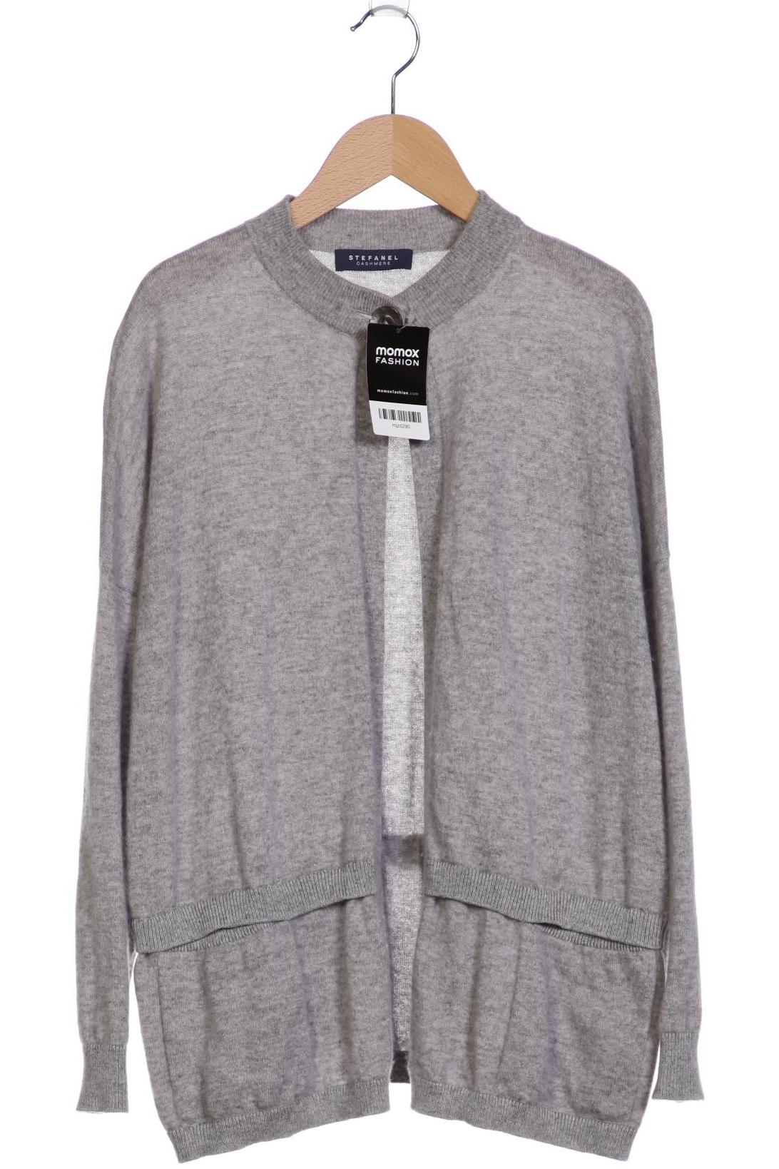 

Stefanel Damen Strickjacke, grau, Gr. 34