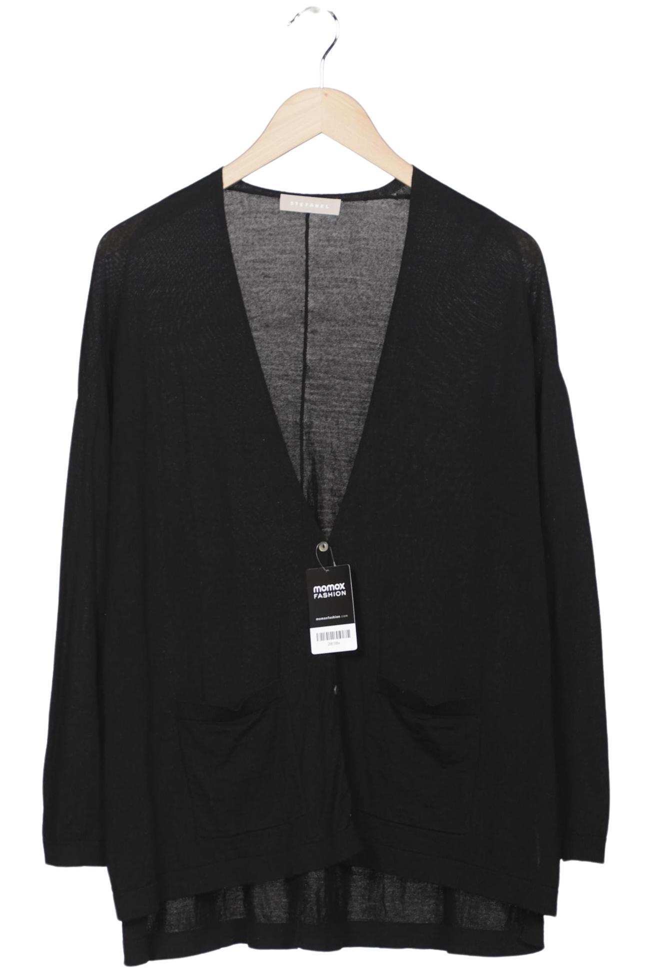 

Stefanel Damen Strickjacke, schwarz, Gr. 44