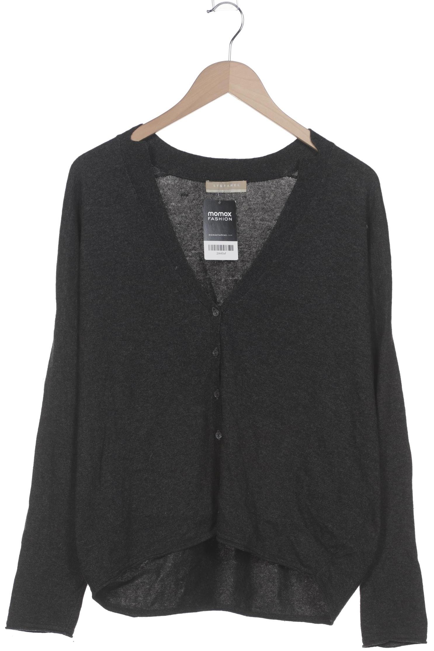 

Stefanel Damen Strickjacke, grau, Gr. 42