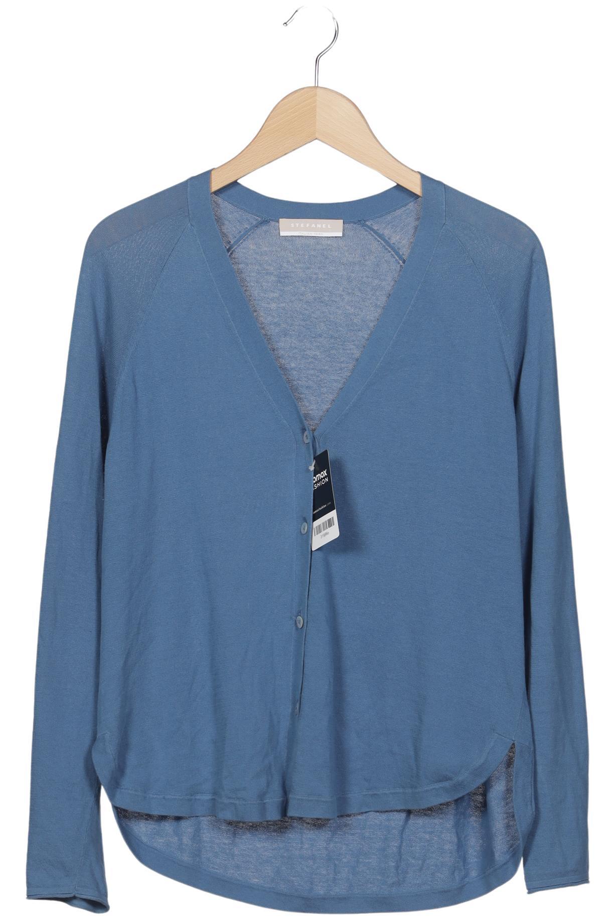 

Stefanel Damen Strickjacke, blau, Gr. 42