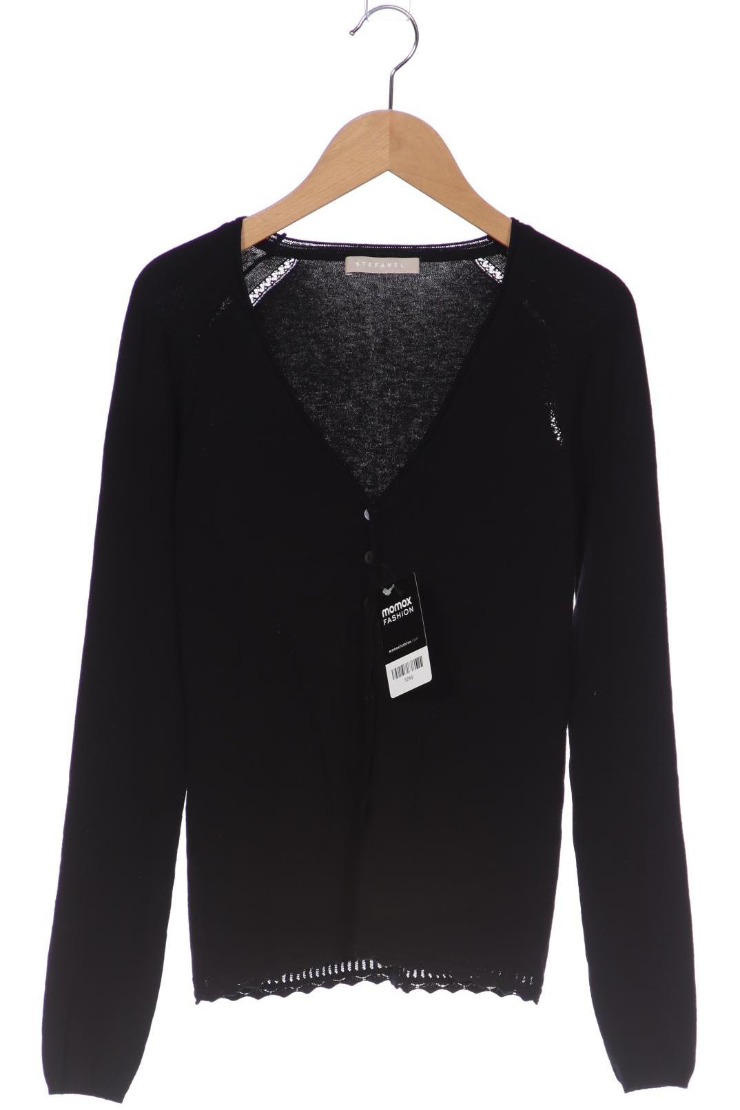 

Stefanel Damen Strickjacke, schwarz, Gr. 38