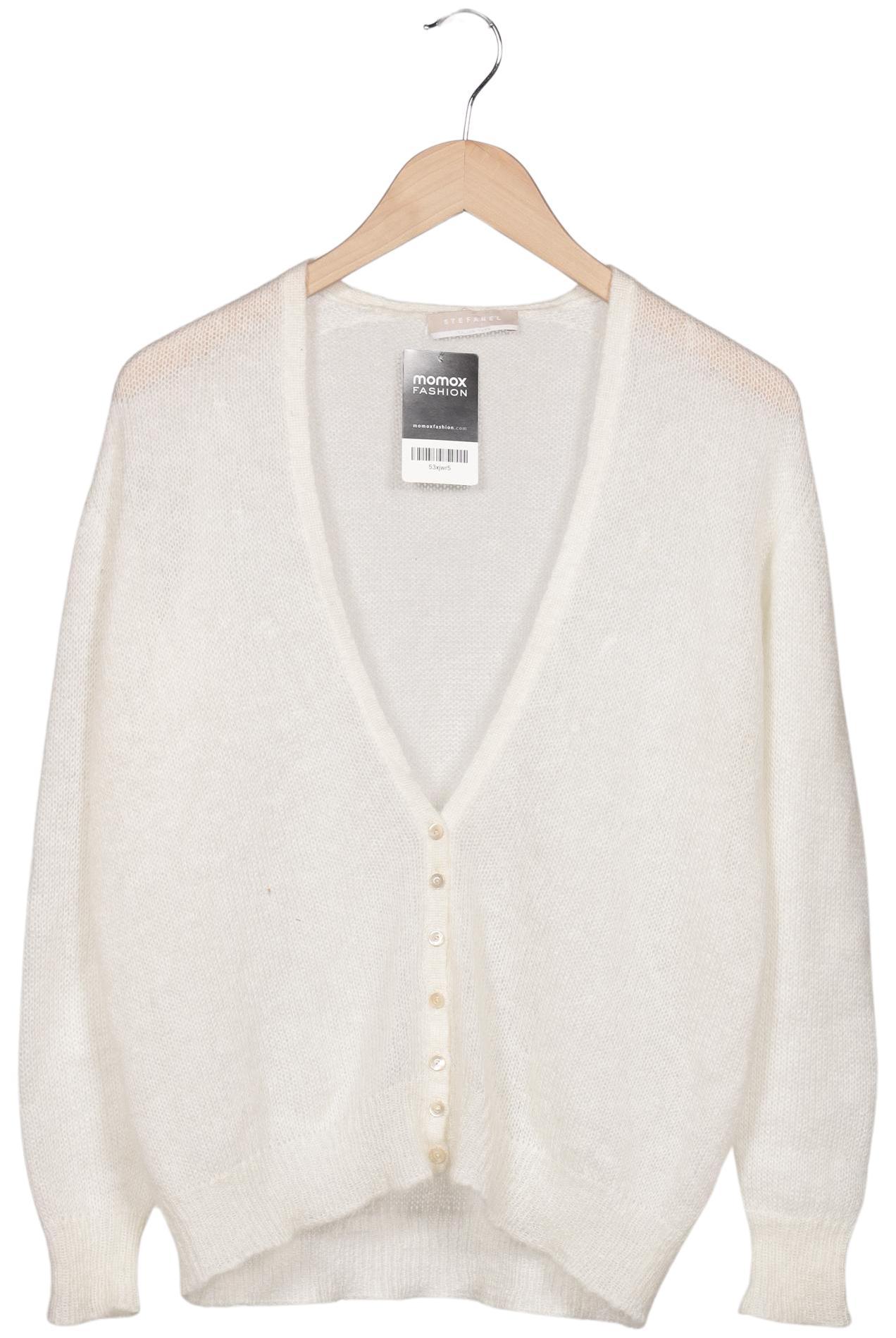 

Stefanel Damen Strickjacke, cremeweiß, Gr. 36