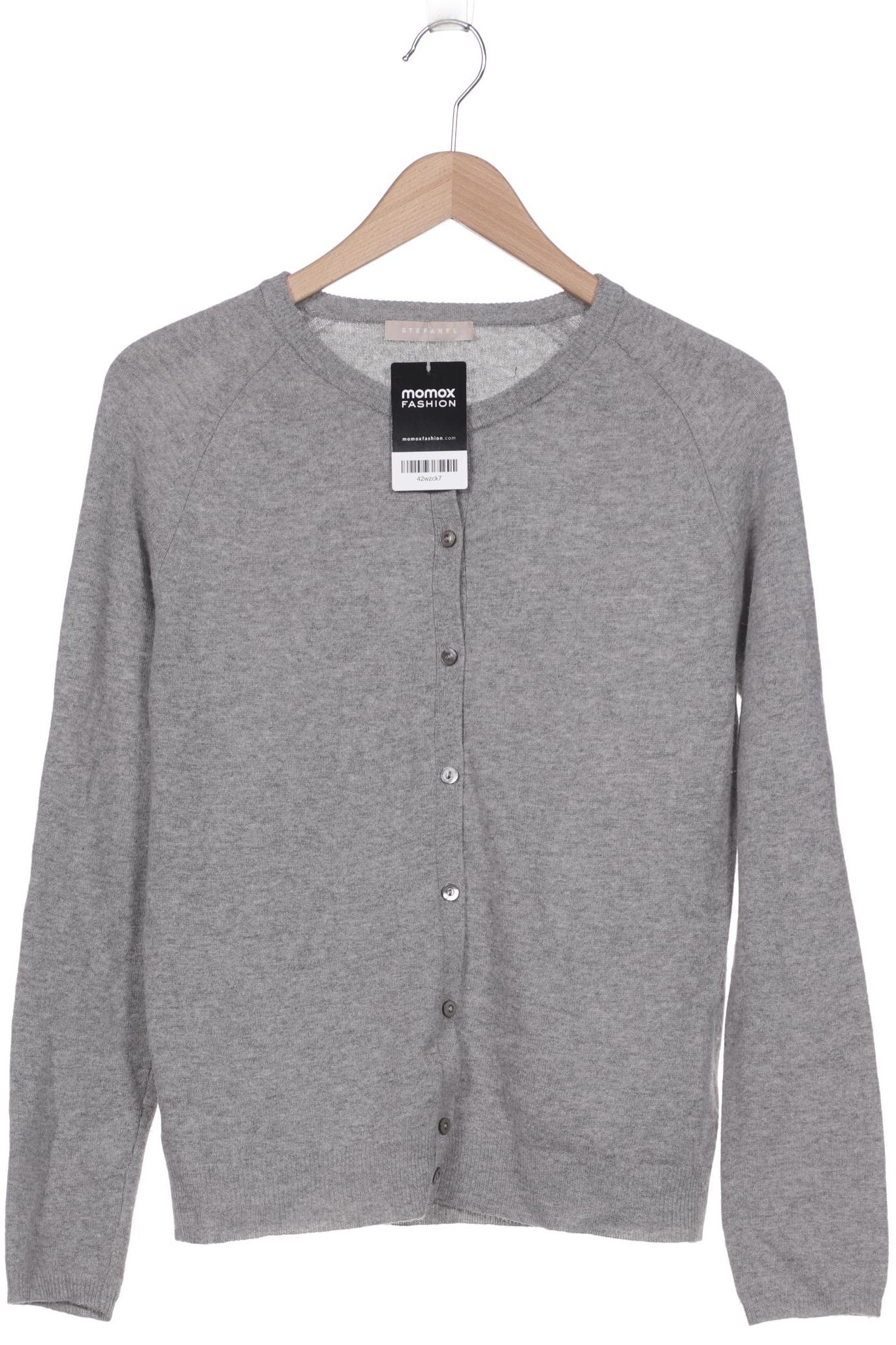 

Stefanel Damen Strickjacke, grau, Gr. 38