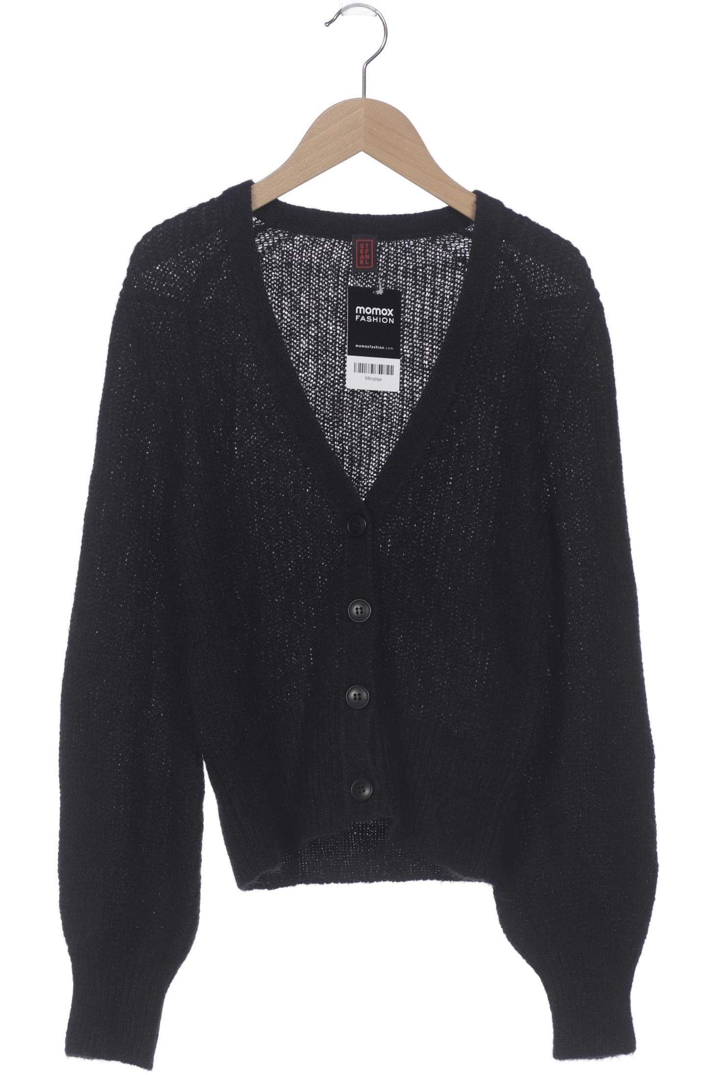 

Stefanel Damen Strickjacke, schwarz, Gr. 34