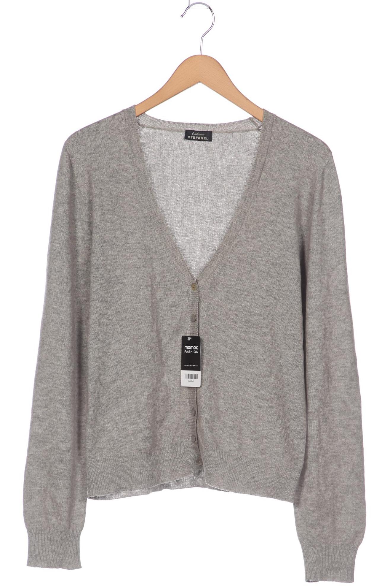 

Stefanel Damen Strickjacke, grau, Gr. 38