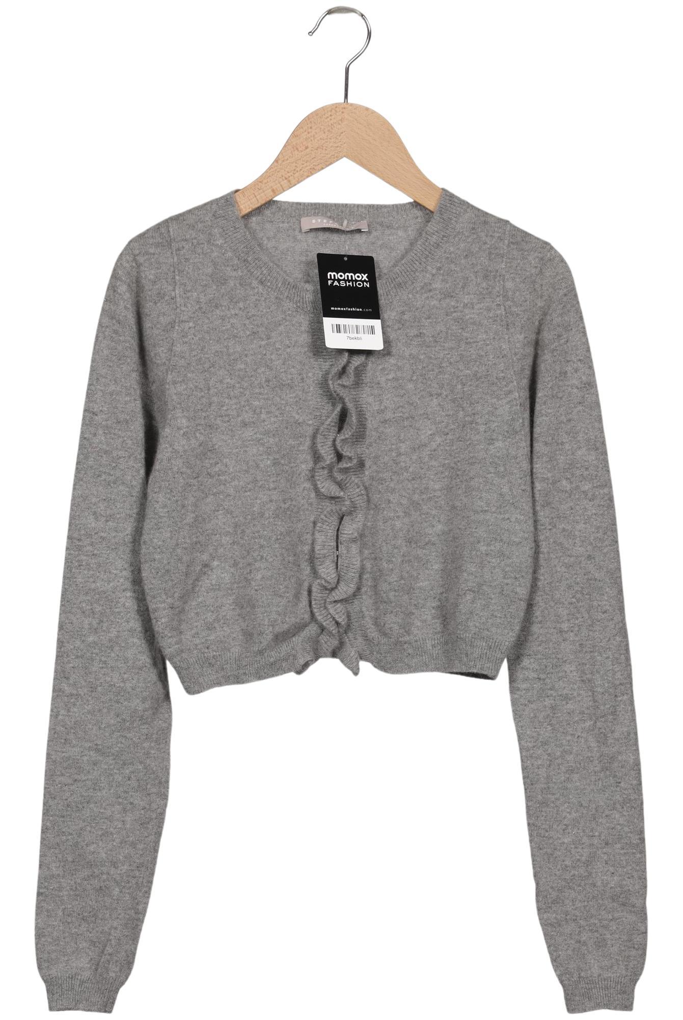

Stefanel Damen Strickjacke, grau, Gr. 36