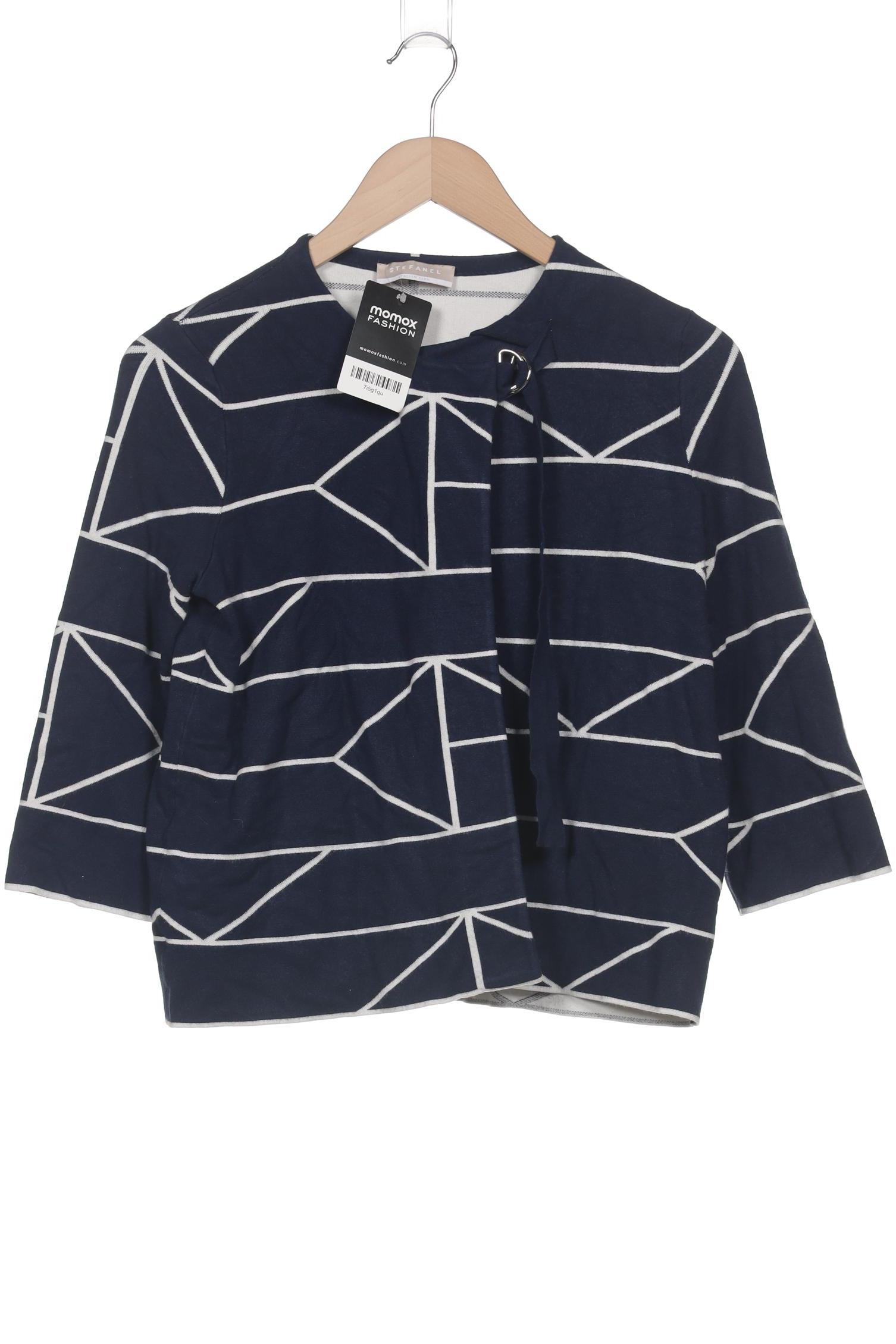 

Stefanel Damen Strickjacke, marineblau, Gr. 34