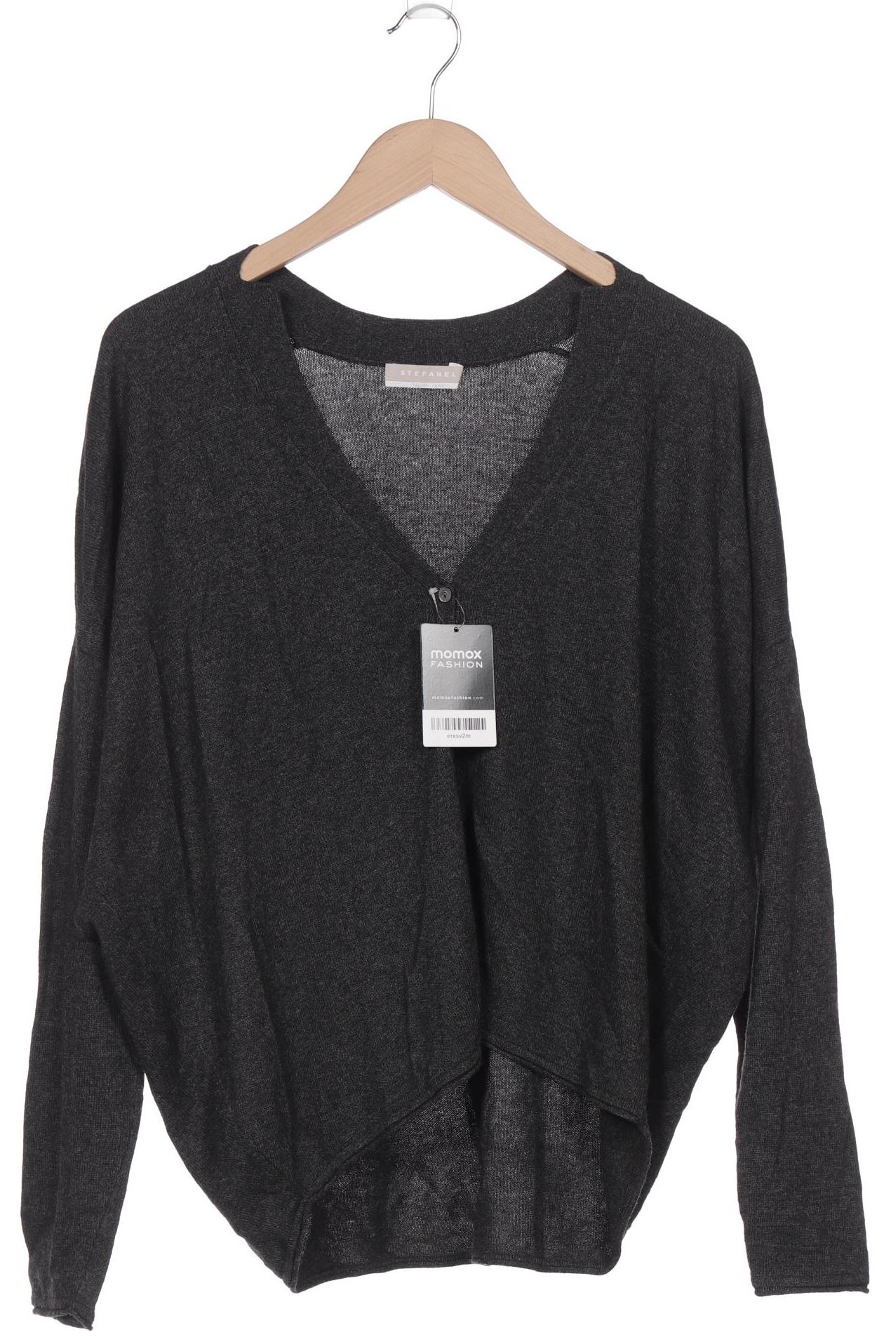 

Stefanel Damen Strickjacke, grau, Gr. 36