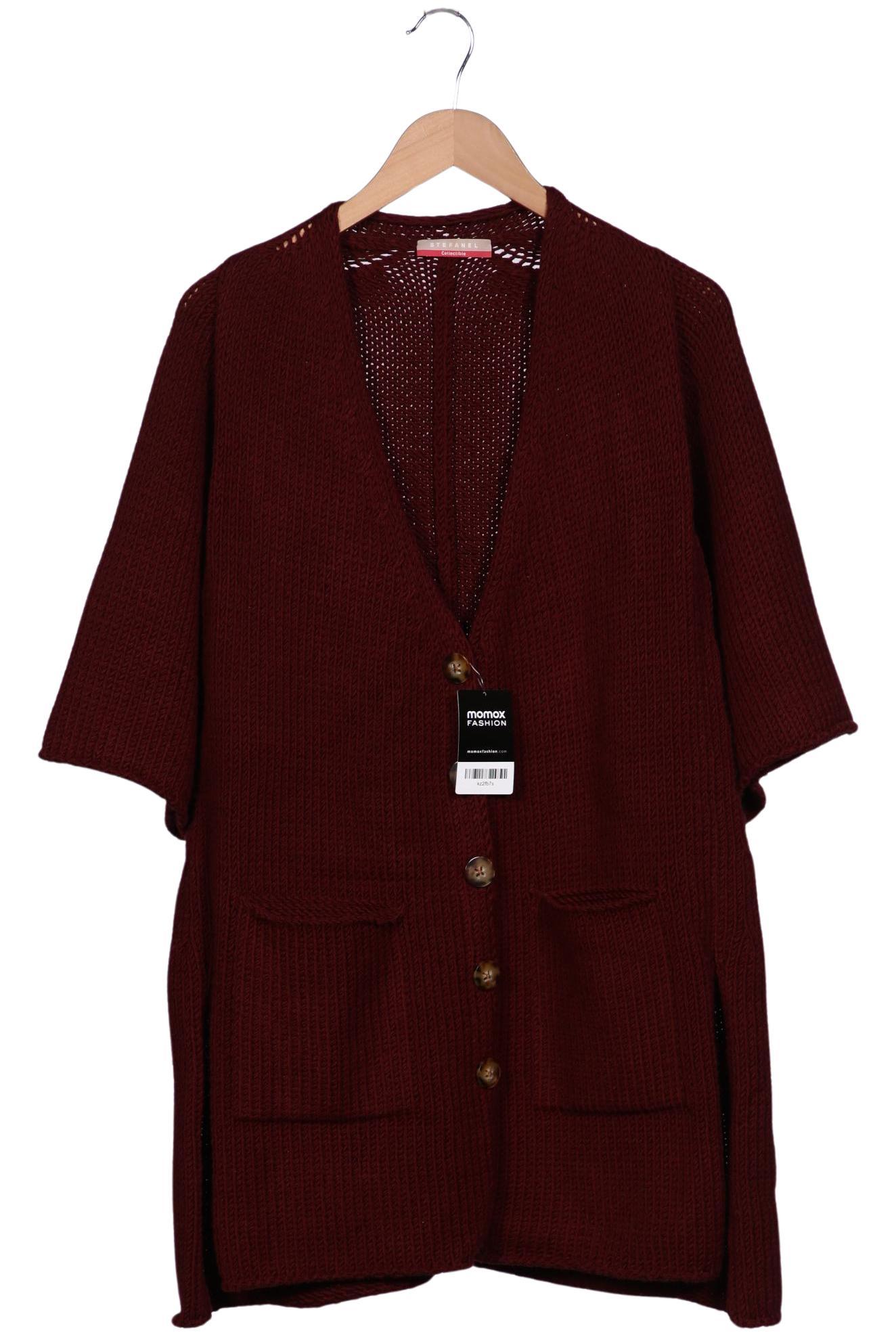 

Stefanel Damen Strickjacke, bordeaux, Gr. 36