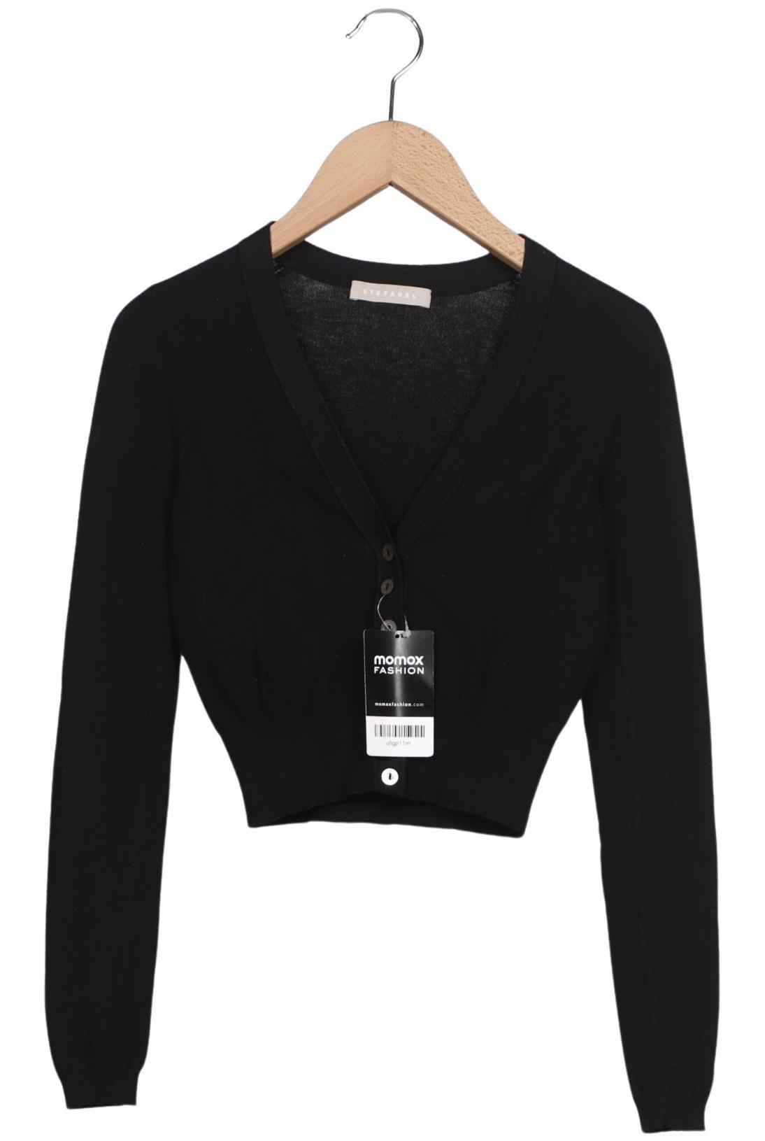 

Stefanel Damen Strickjacke, schwarz, Gr. 36