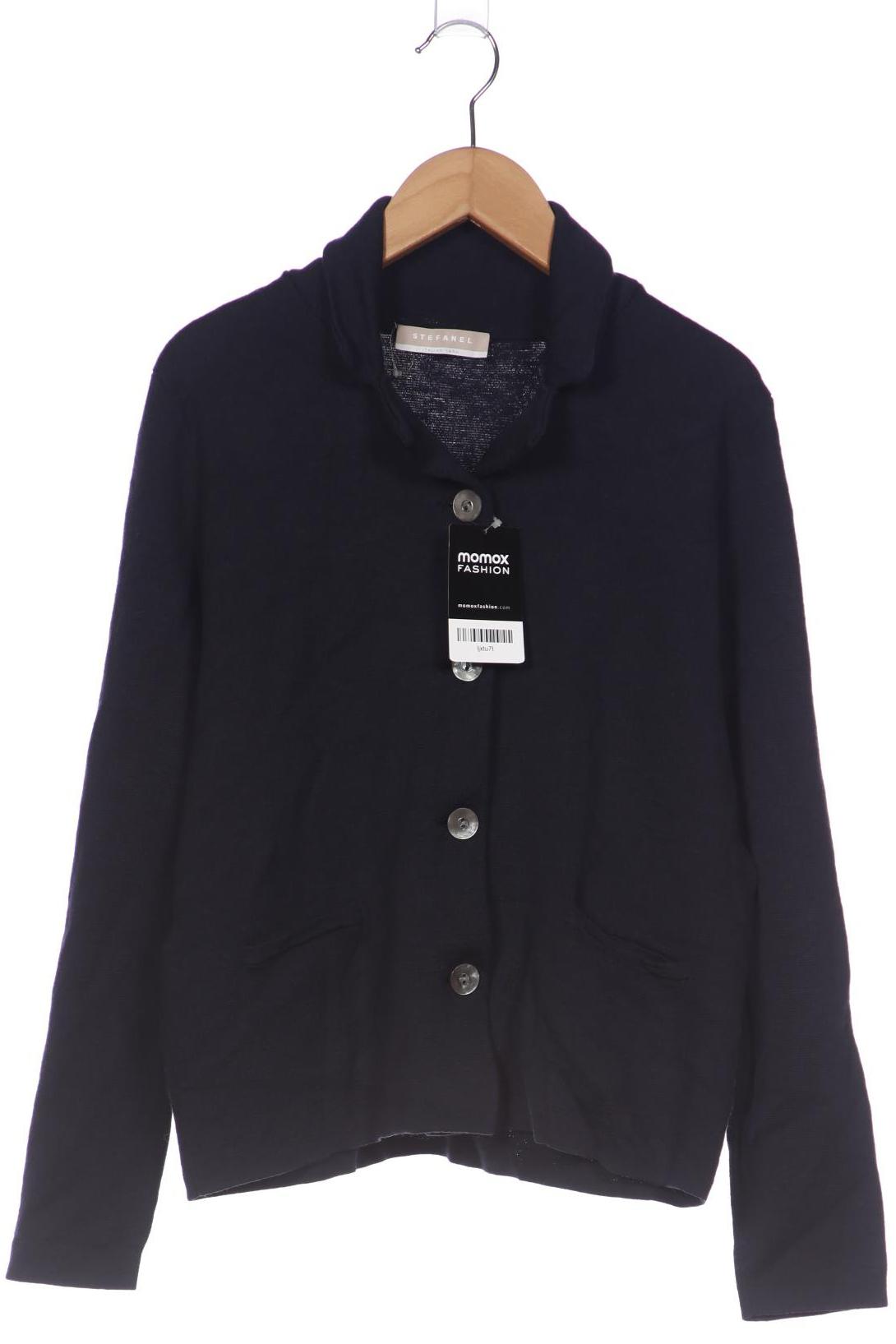 

Stefanel Damen Strickjacke, marineblau, Gr. 38