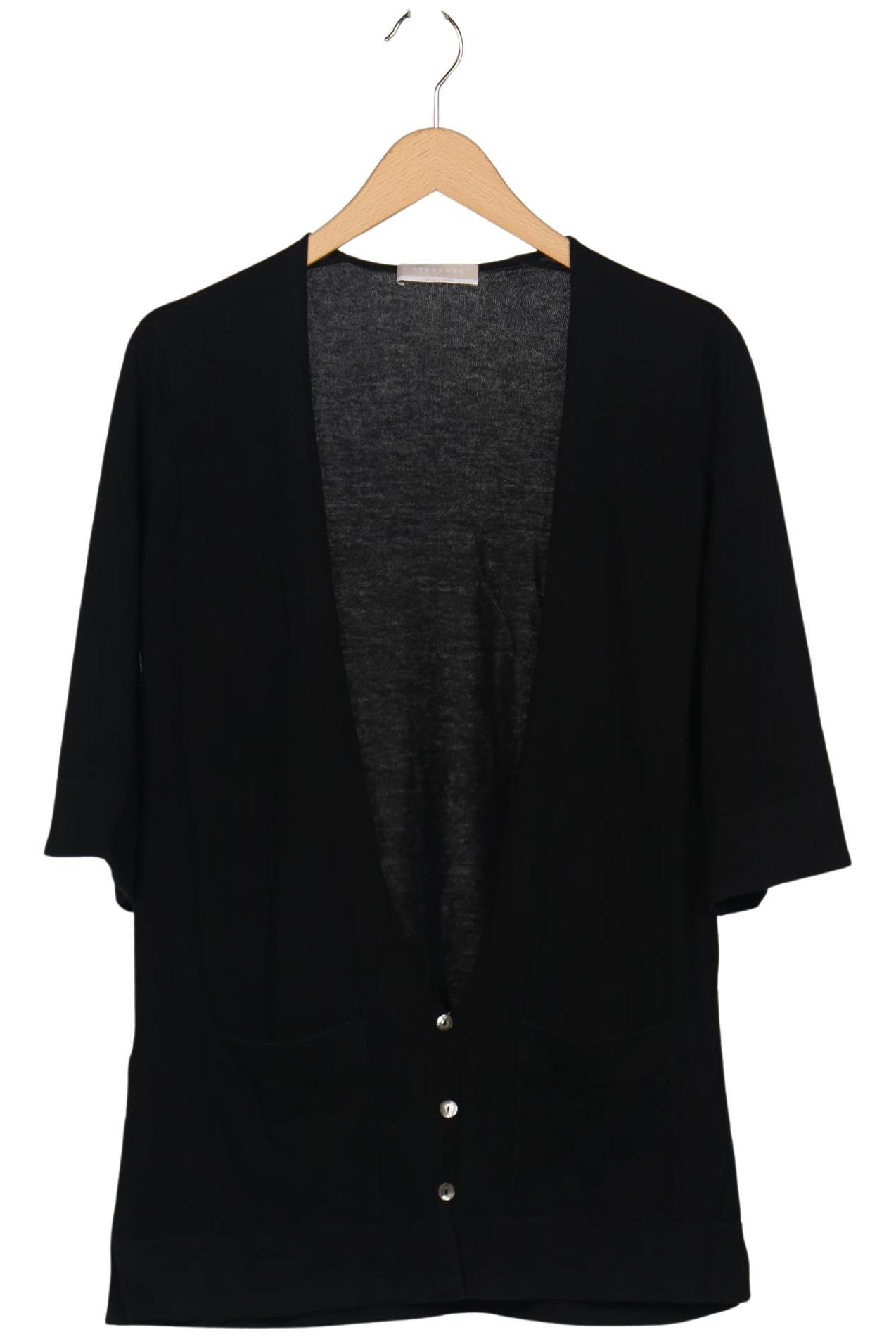 

Stefanel Damen Strickjacke, schwarz, Gr. 34