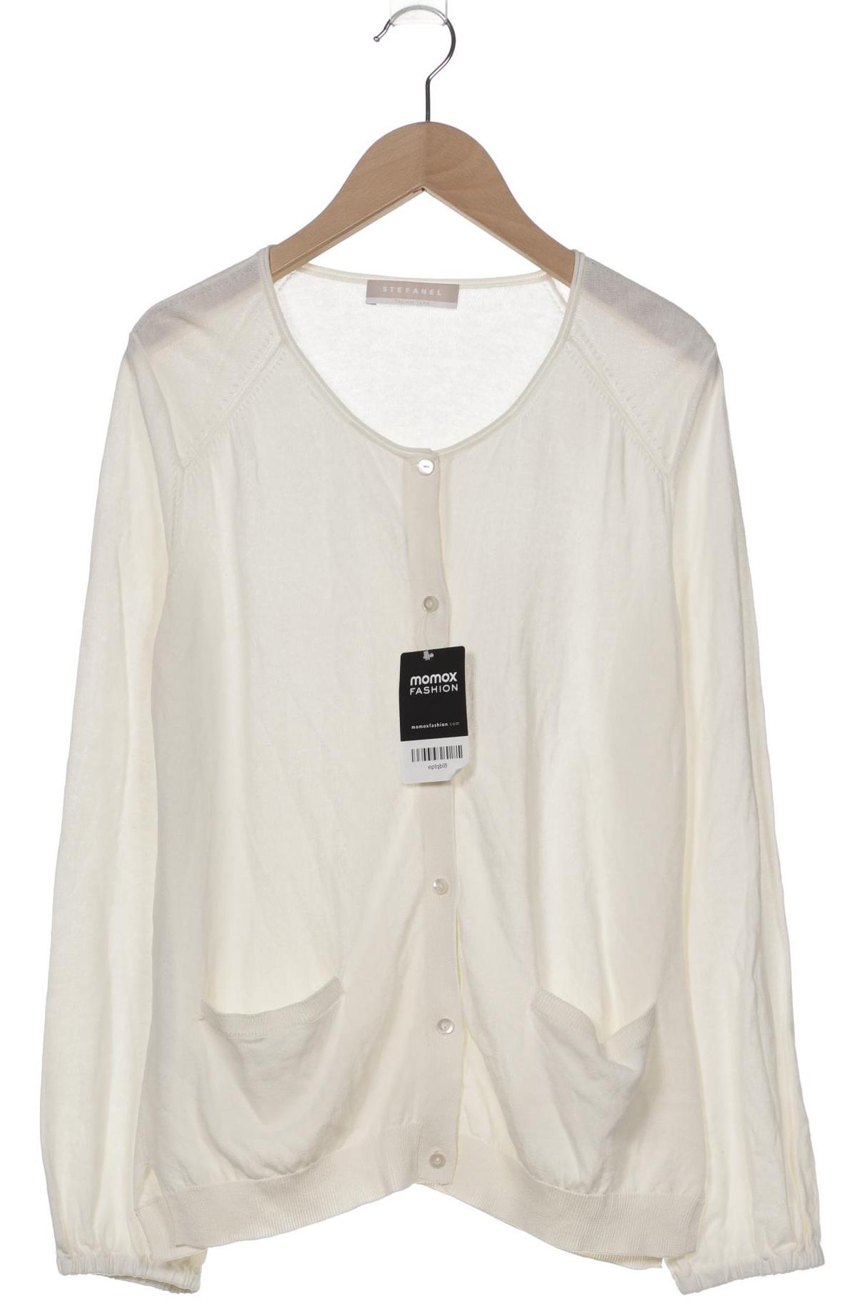 

Stefanel Damen Strickjacke, cremeweiß, Gr. 38